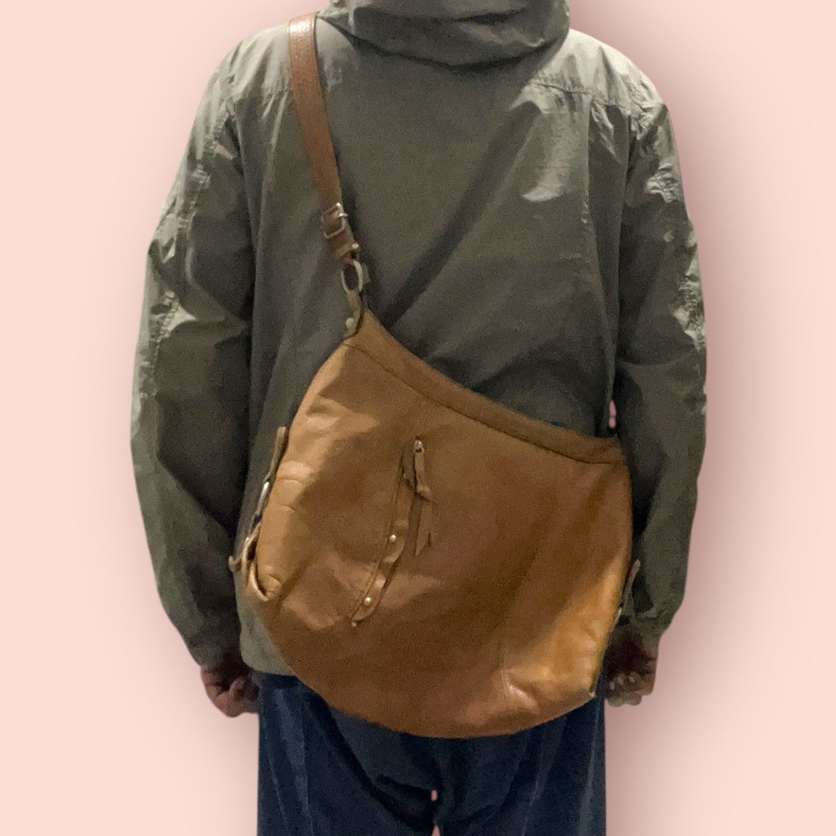 Dakota Grizzly × Japanese Brand × Leather VINTAGE DAKOTA JAPAN LEATHER CROSSBODY SHOULDER SLING BAG Size ONE SIZE - 2 Thumbnail