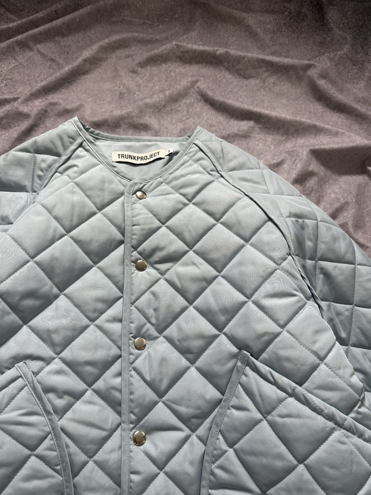 TRUNKPROJECT Trunkporject Oversized Quilted Padded Jacket Size S Sky Blue Size US S / EU 44-46 / 1 - 5 Thumbnail