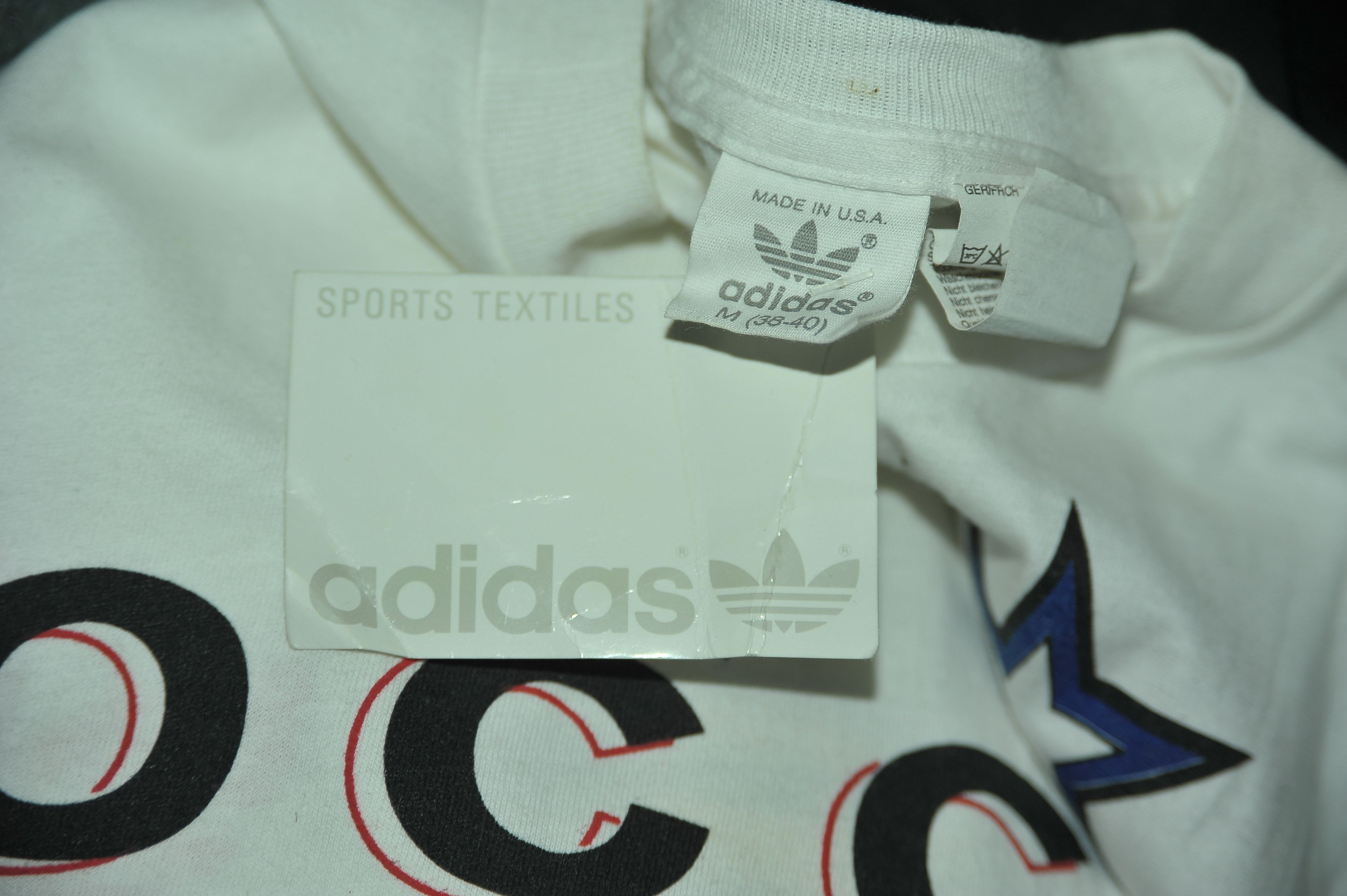 Adidas Vintage 90s 1994 Adidas USA Soccer T-shirt Size US M / EU 48-50 / 2 - 6 Thumbnail