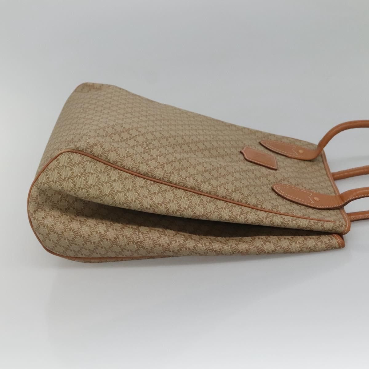 Celine CELINE Macadam Canvas Tote Bag Pvc Beige Gold Size ONE SIZE - 5 Thumbnail