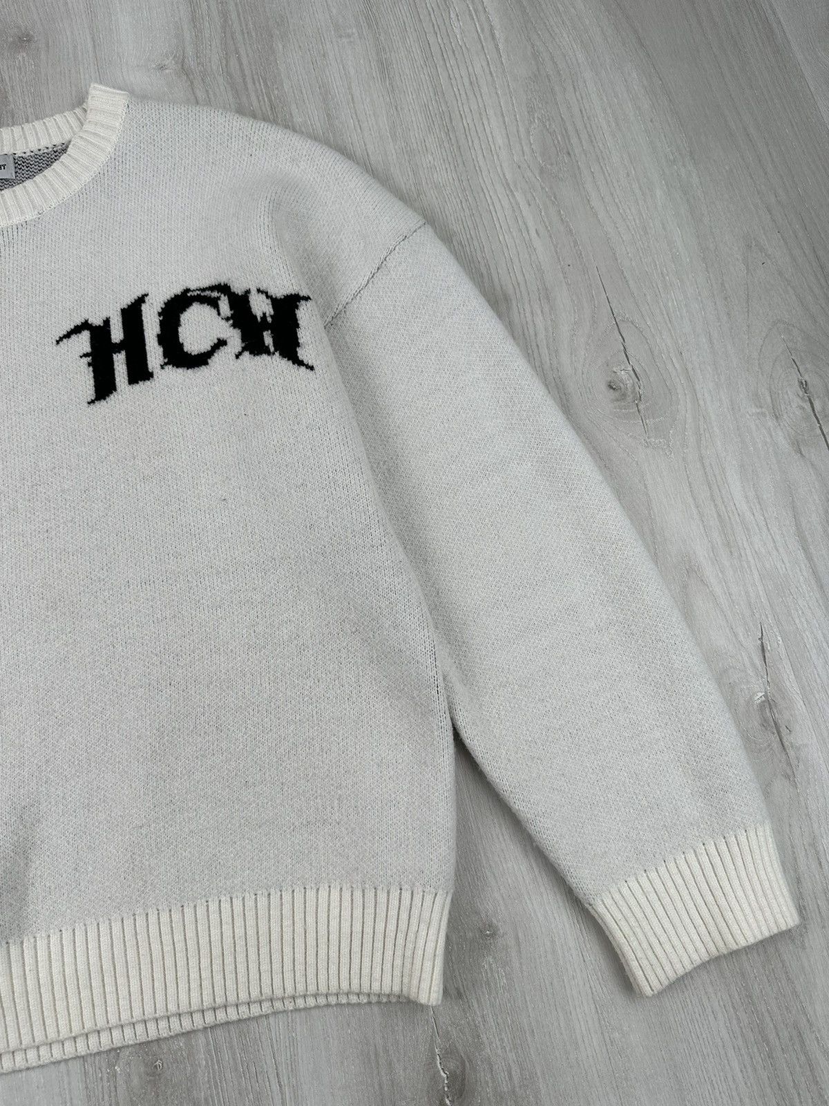 Designer Heaven Can Wait Skeleton Knit Sweater Size US L / EU 52-54 / 3 - 3 Thumbnail