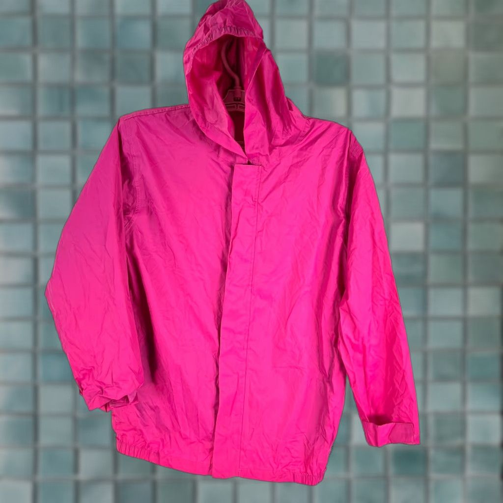 Vintage Magellan Women's Nylon Jacket L Pink Wind-Resistant Lightweight Activewear Size L / US 10 / IT 46 - 1 Thumbnail