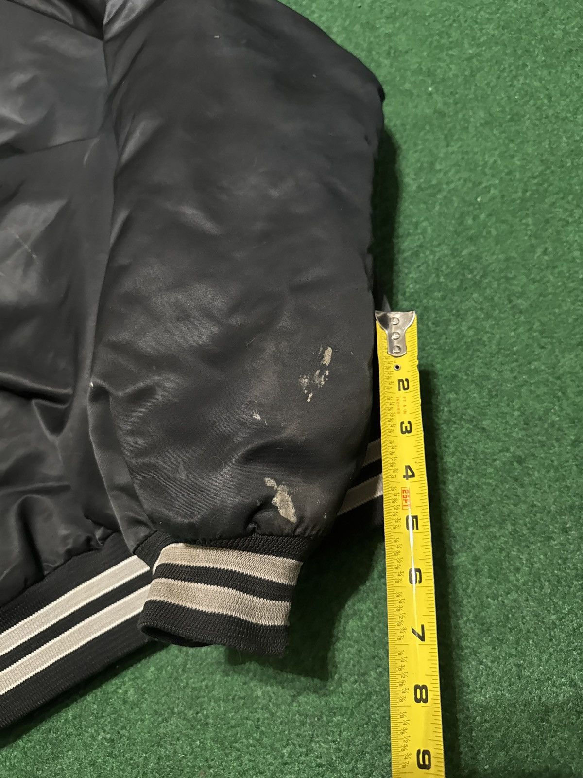 Chalk Line Vintage 80s 90s Raiders Las Vegas Oakland Distressed Jacket Size US L / EU 52-54 / 3 - 13 Thumbnail
