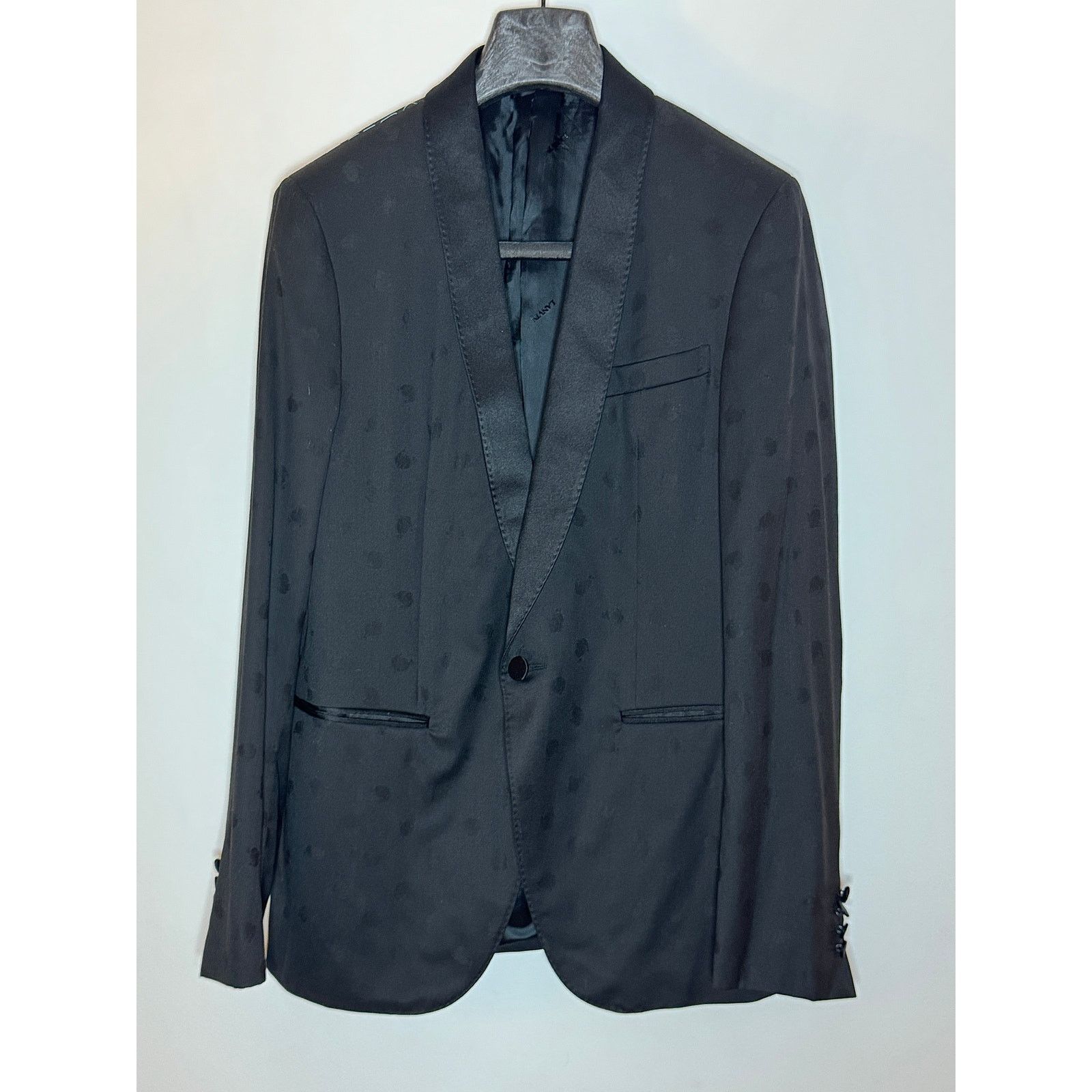 Lanvin Lanvin NWT Full Black Wool Tuxedo Size 48R - 1 Thumbnail