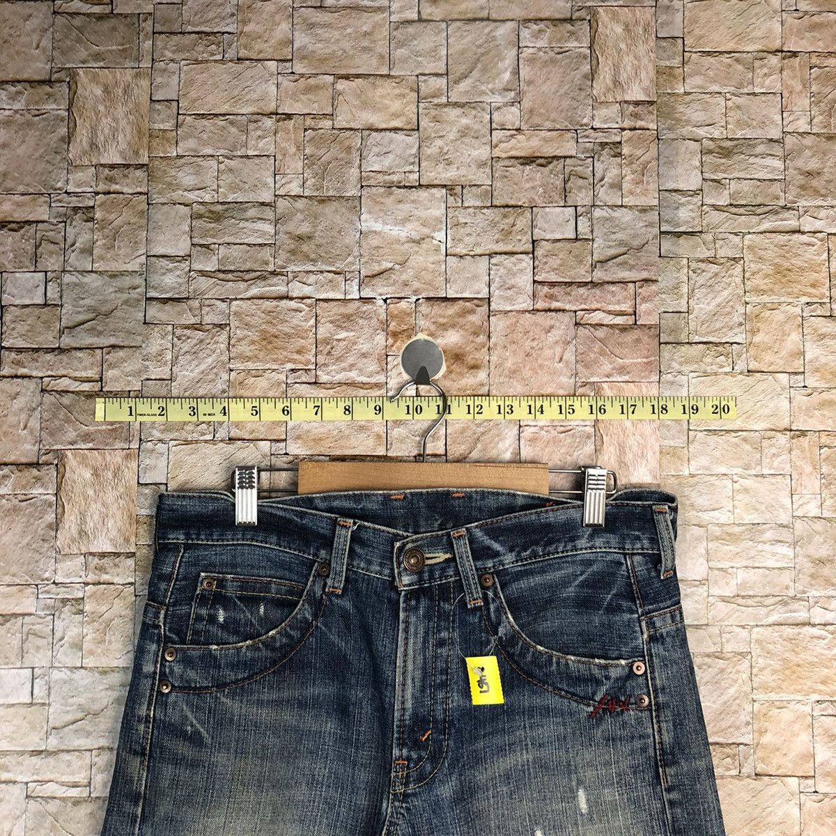 Japanese Brand Olive Des Olive Jeans Blue Distressed Denim Pants #A451 Size US 32 / EU 48 - 4 Thumbnail
