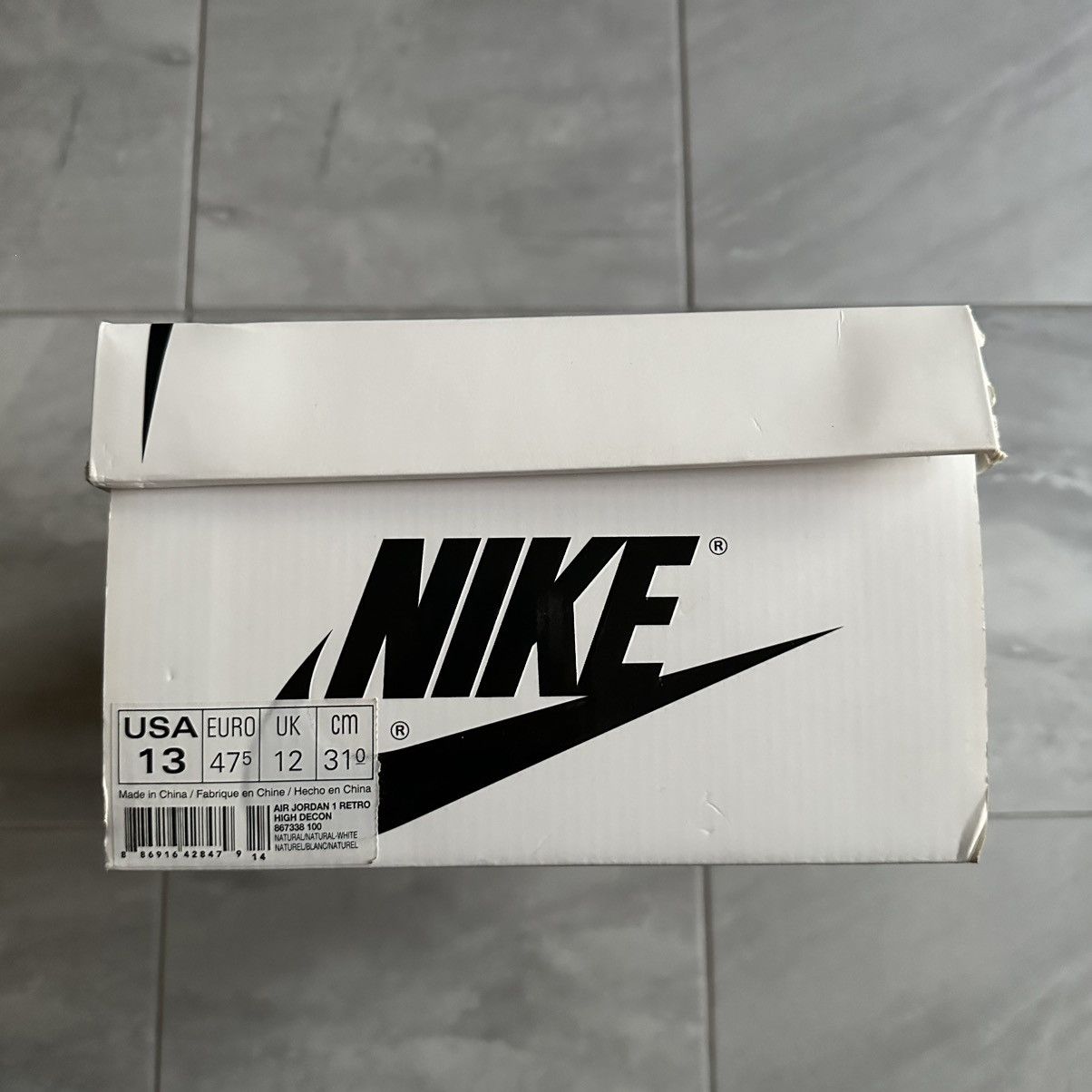 Jordan Brand × Nike AIR JORDAN 1 RETRO HIGH DECON size 13 custom dyed Size US 13 / EU 46 - 13 Thumbnail