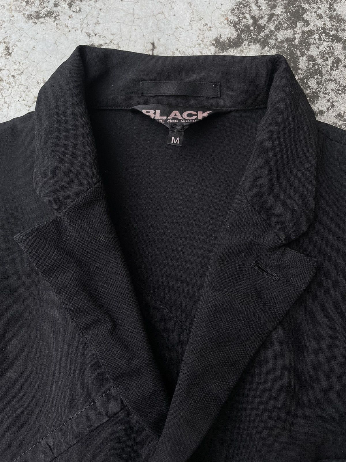 Comme des Garcons Vintage 90's Comme Des Garcons Black Blazzer Size US M / EU 48-50 / 2 - 5 Thumbnail