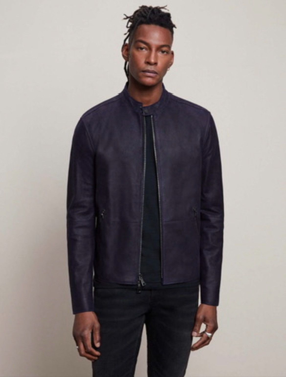 John Varvatos Sheepskin Zipper Jacket Eu 44 USA 34 small Size US S / EU 44-46 / 1 - 2 Thumbnail