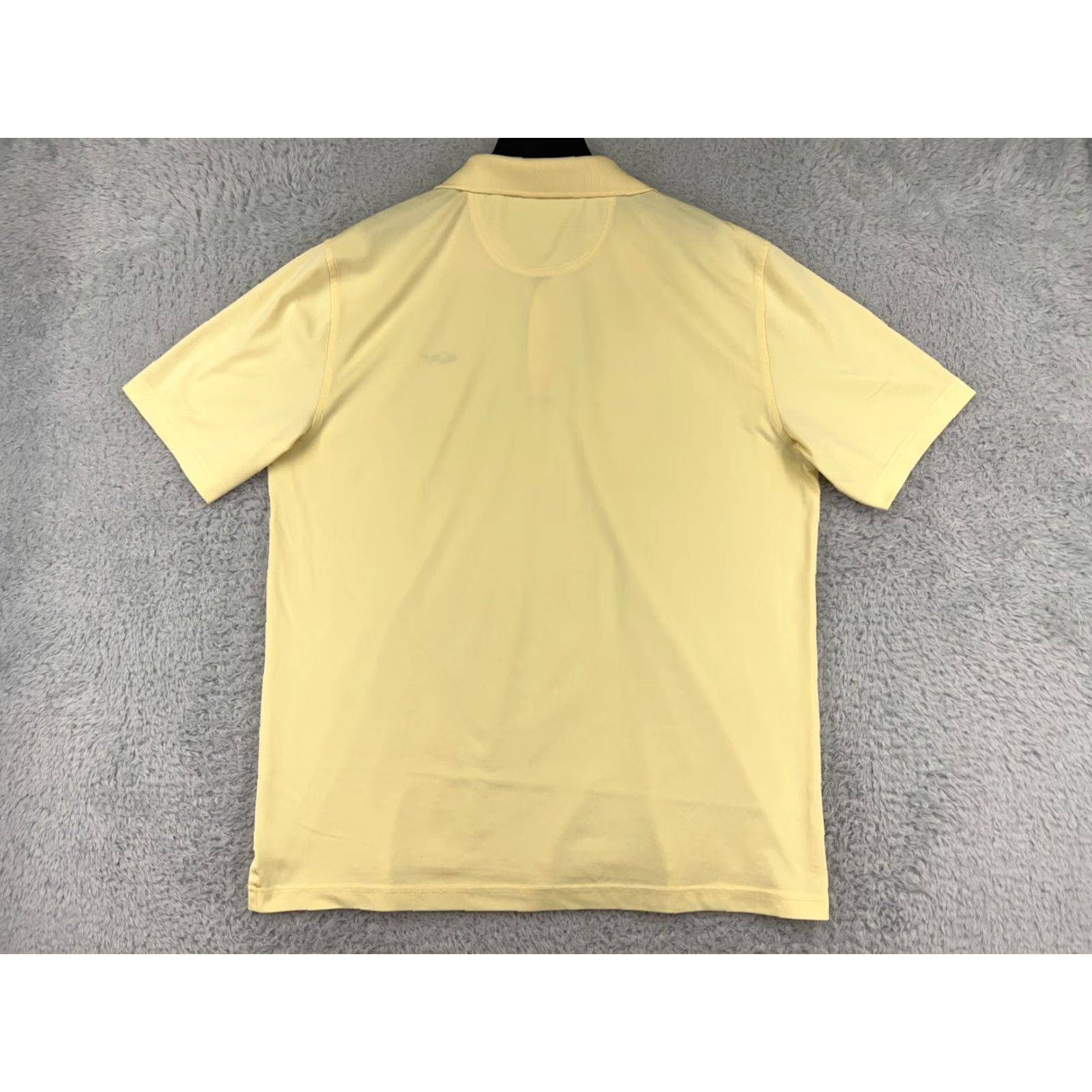 Vintage Greg Norman Polo Shirt Mens Large Yellow Golf Polyester Blend Five Iron Play Dry Shirt Size US L / EU 52-54 / 3 - 2 Thumbnail