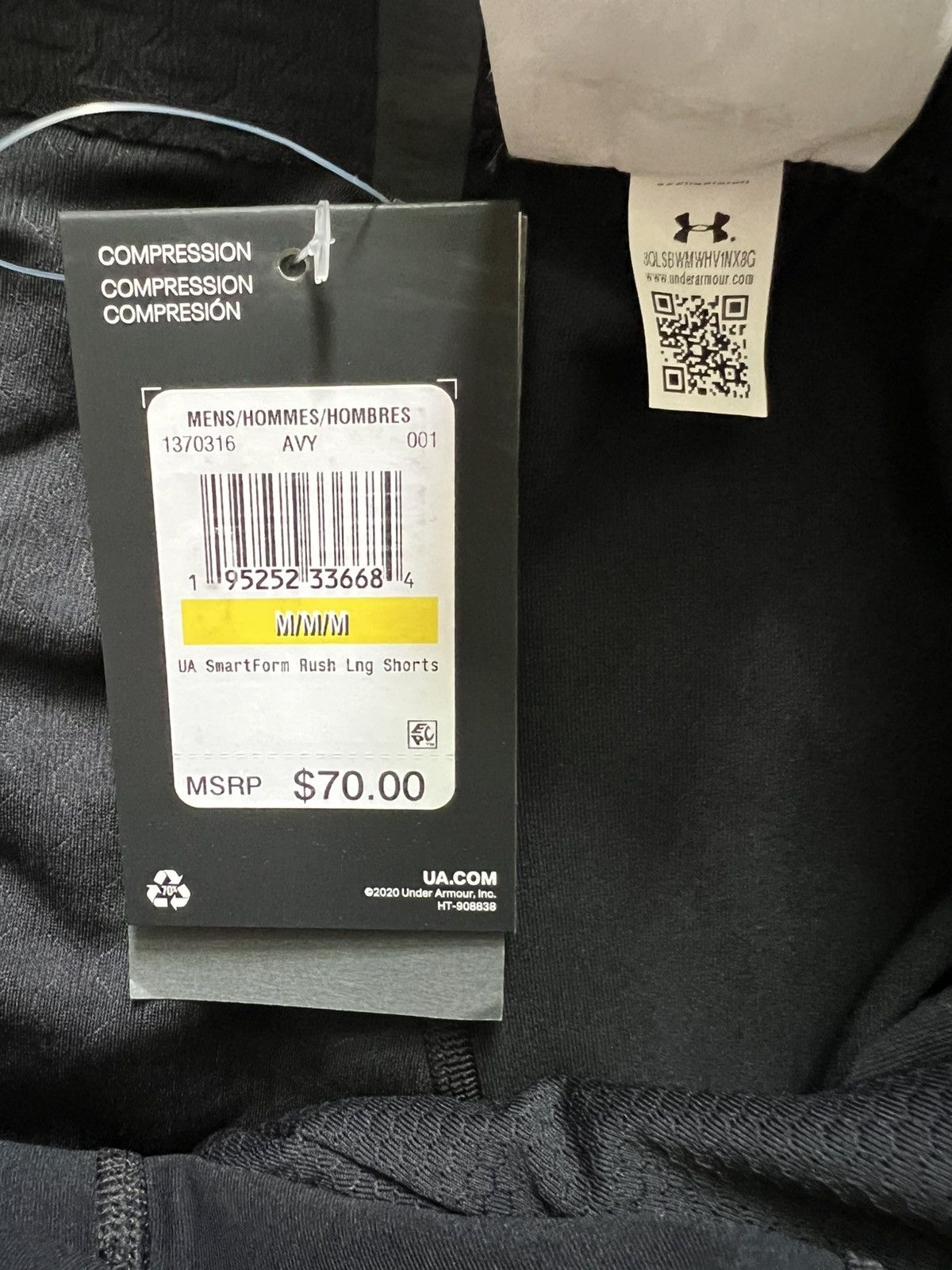 Under Armour Under Armour UA SmartForm Long Shorts RUSH Compression Size US 30 / EU 46 - 7 Thumbnail