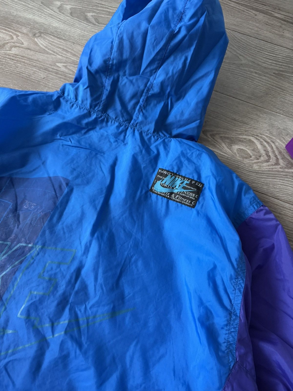 Nike ❗️VINTAGE NIKE 80s BIG LOGO ARCHIVAL WINDBREAKER JACKET Size US XL / EU 56 / 4 - 13 Thumbnail