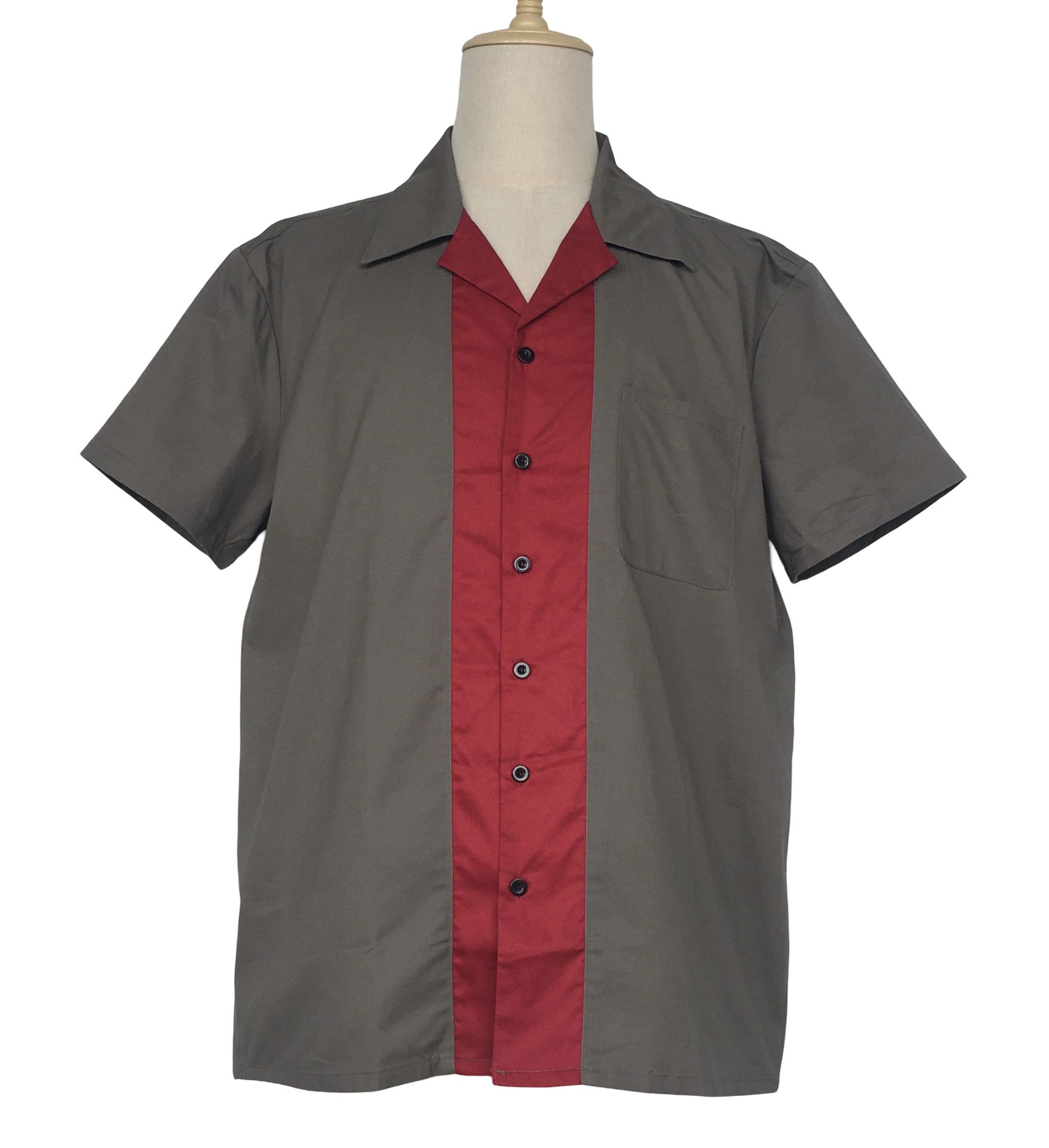 Other Bowling Shirts Grey Vintage Casual Shirts Size US XXL / EU 58 / 5 - 1 Thumbnail