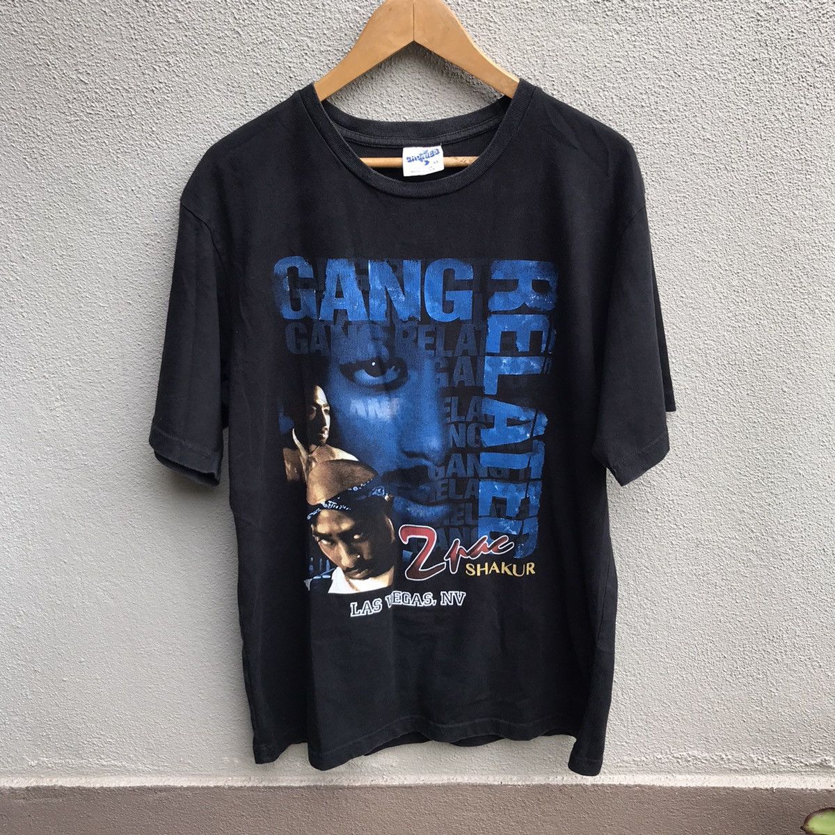 Vintage TUPAC SHAKUR gang related movie tee