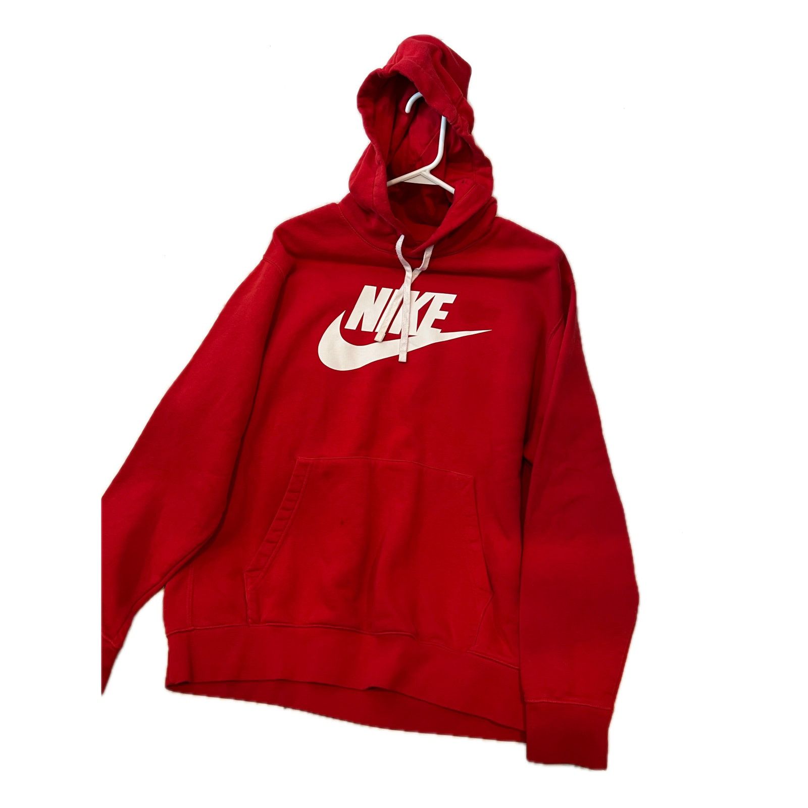 Nike Nike Red Pullover Hoodie Mens XL Size US XL / EU 56 / 4 - 1 Thumbnail