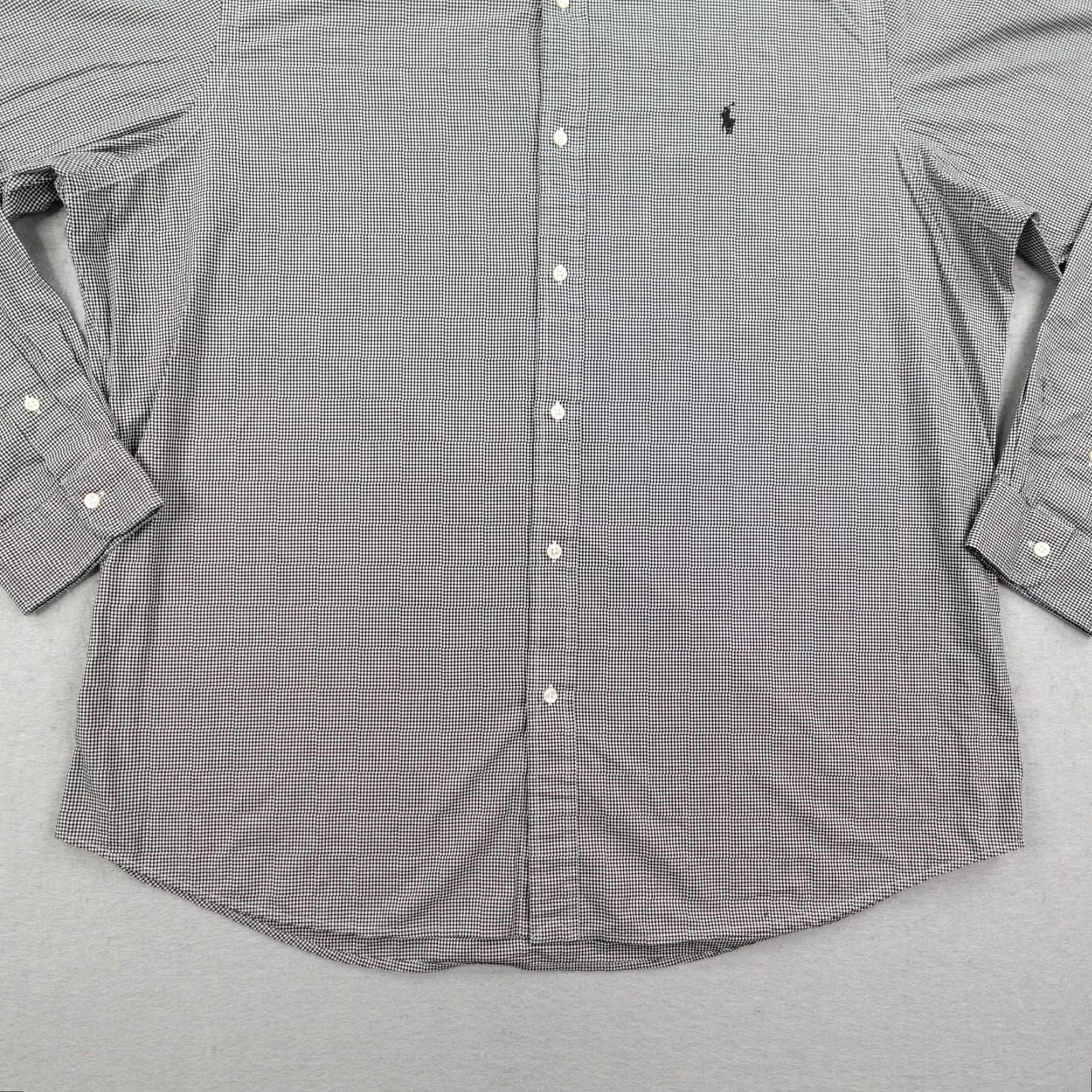 Polo Ralph Lauren Polo Ralph Lauren Shirt Mens 2XL Black White Gingham Plaid Performance Flex 18.5 Size US XXL / EU 58 / 5 - 4 Thumbnail