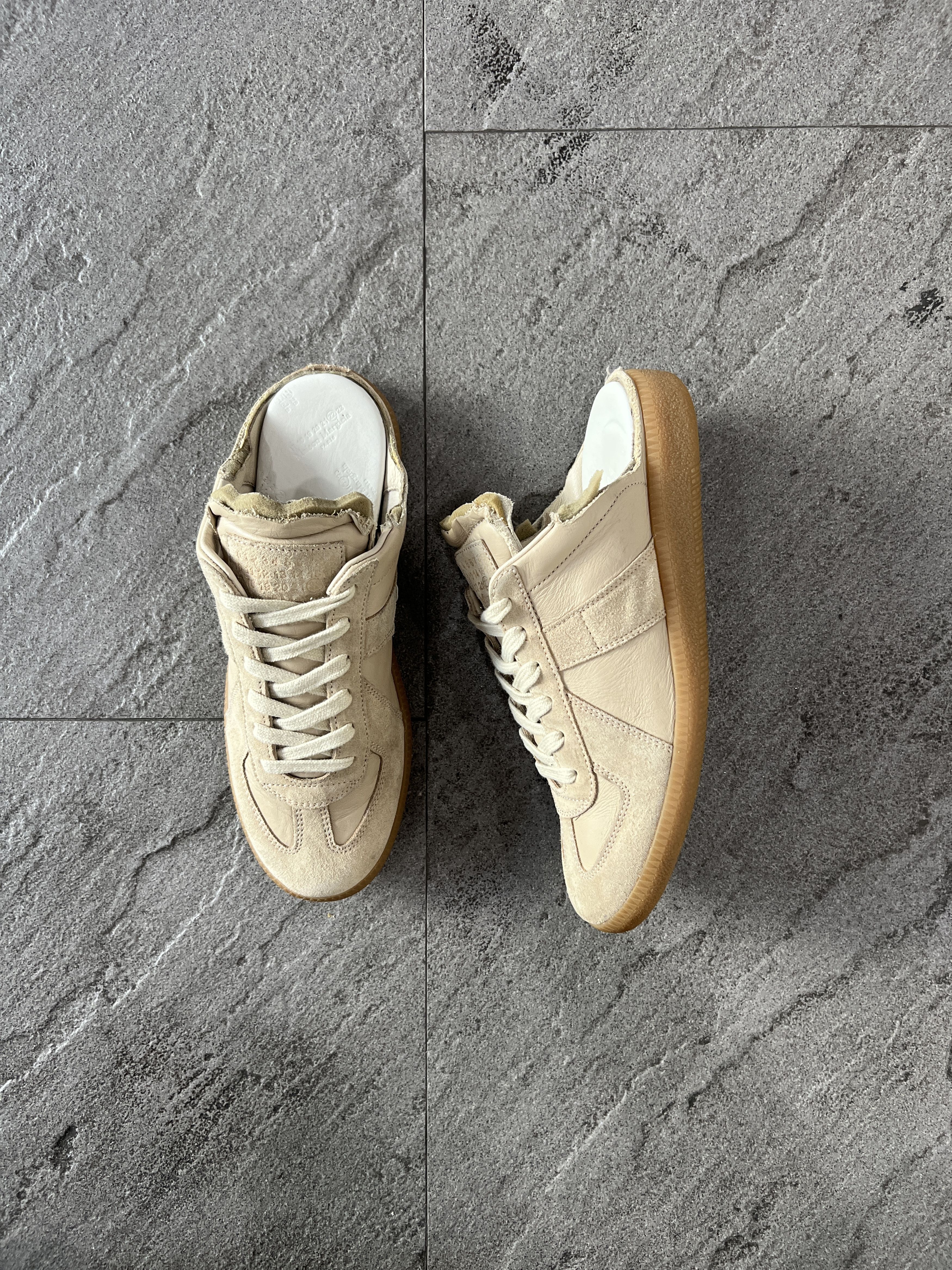 Maison Margiela Maison Margiela GAT Replica Mules Low EU38 Suede Leather Size US 8 / IT 38 - 1 Thumbnail