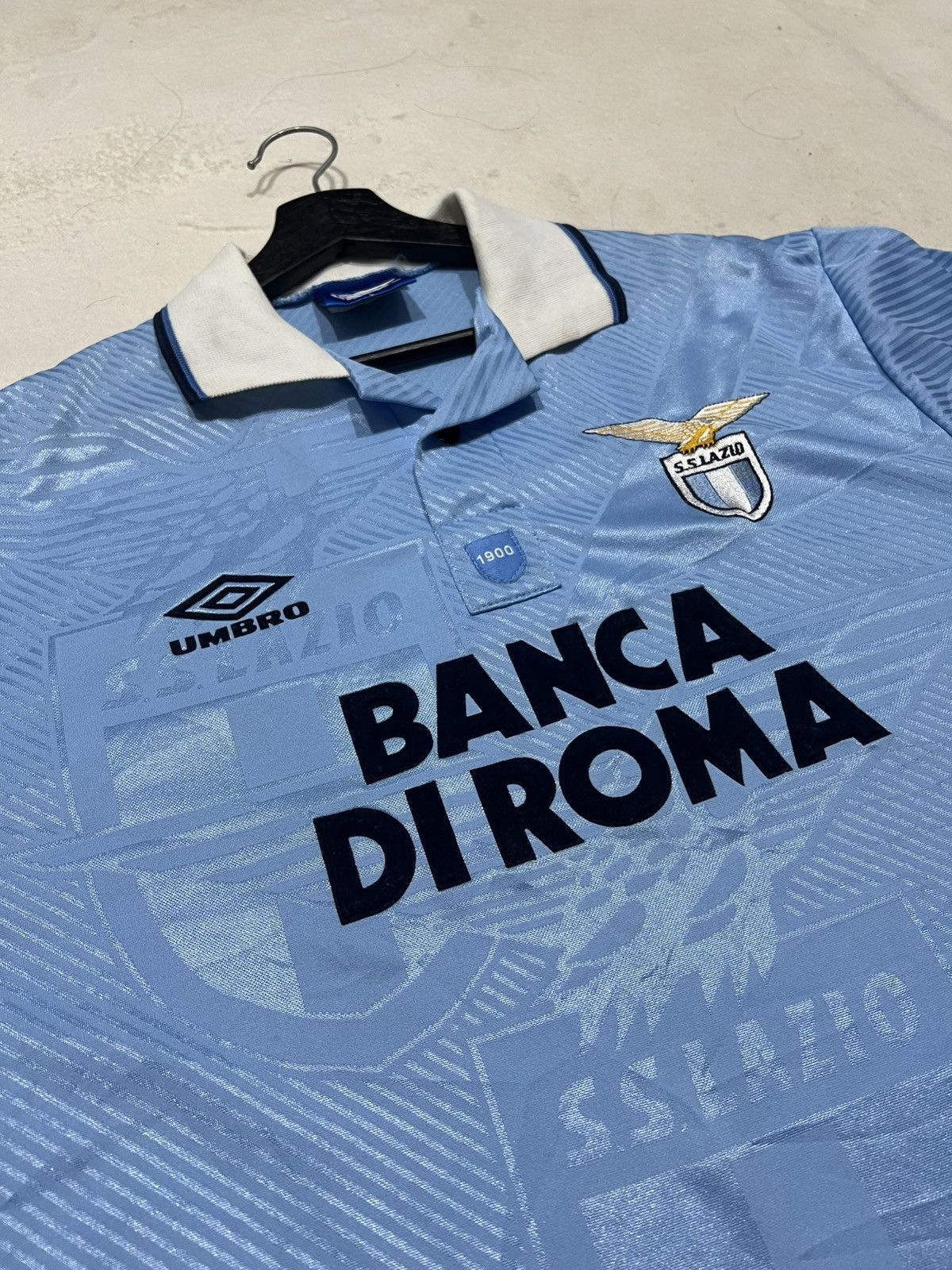 Umbro Lazio 1994 Umbro Home Jersey Vintage Size US L / EU 52-54 / 3 - 2 Thumbnail