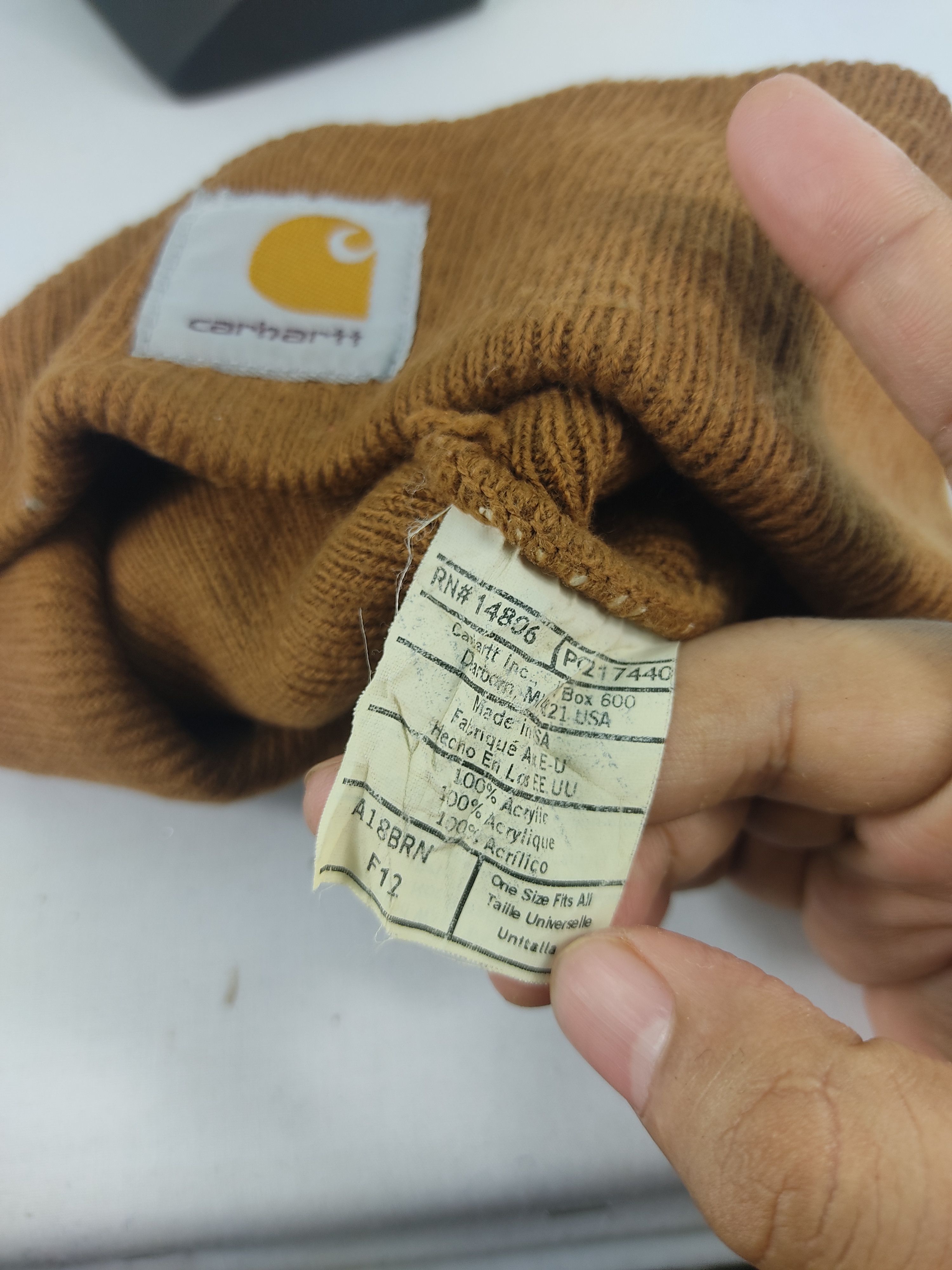 Carhartt Vintage Carhartt Beanie / Snow Hat / Snow Cap Size ONE SIZE - 5 Thumbnail