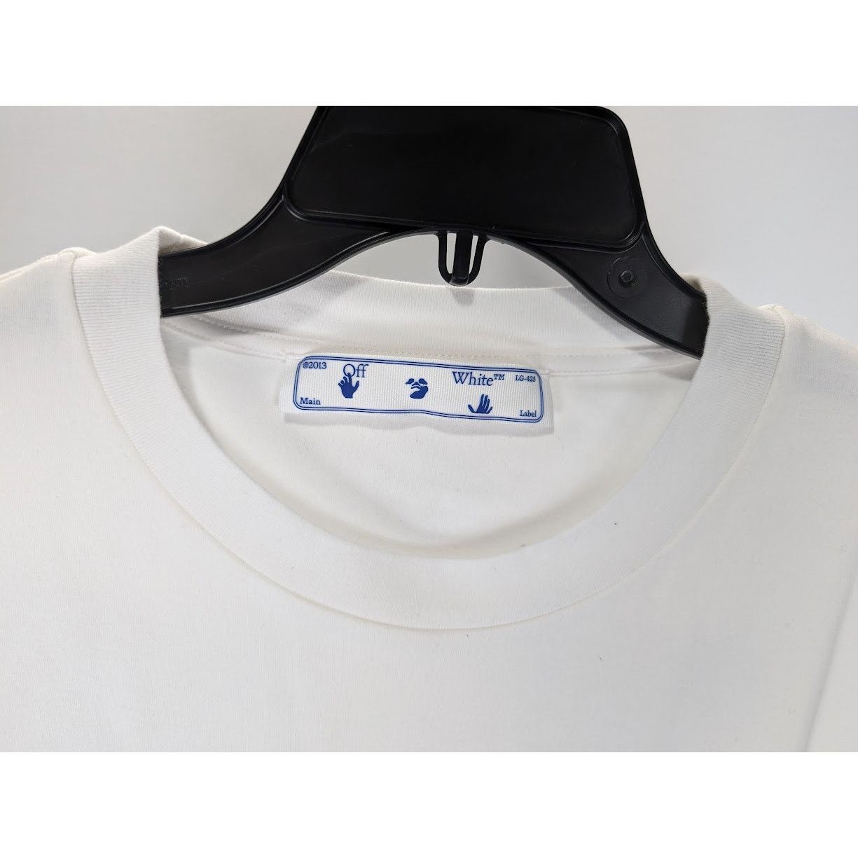 Off-White o1rshd1 Flowers Arrows Reg Tee Shirt in White/Blue Size US XXL / EU 58 / 5 - 4 Thumbnail