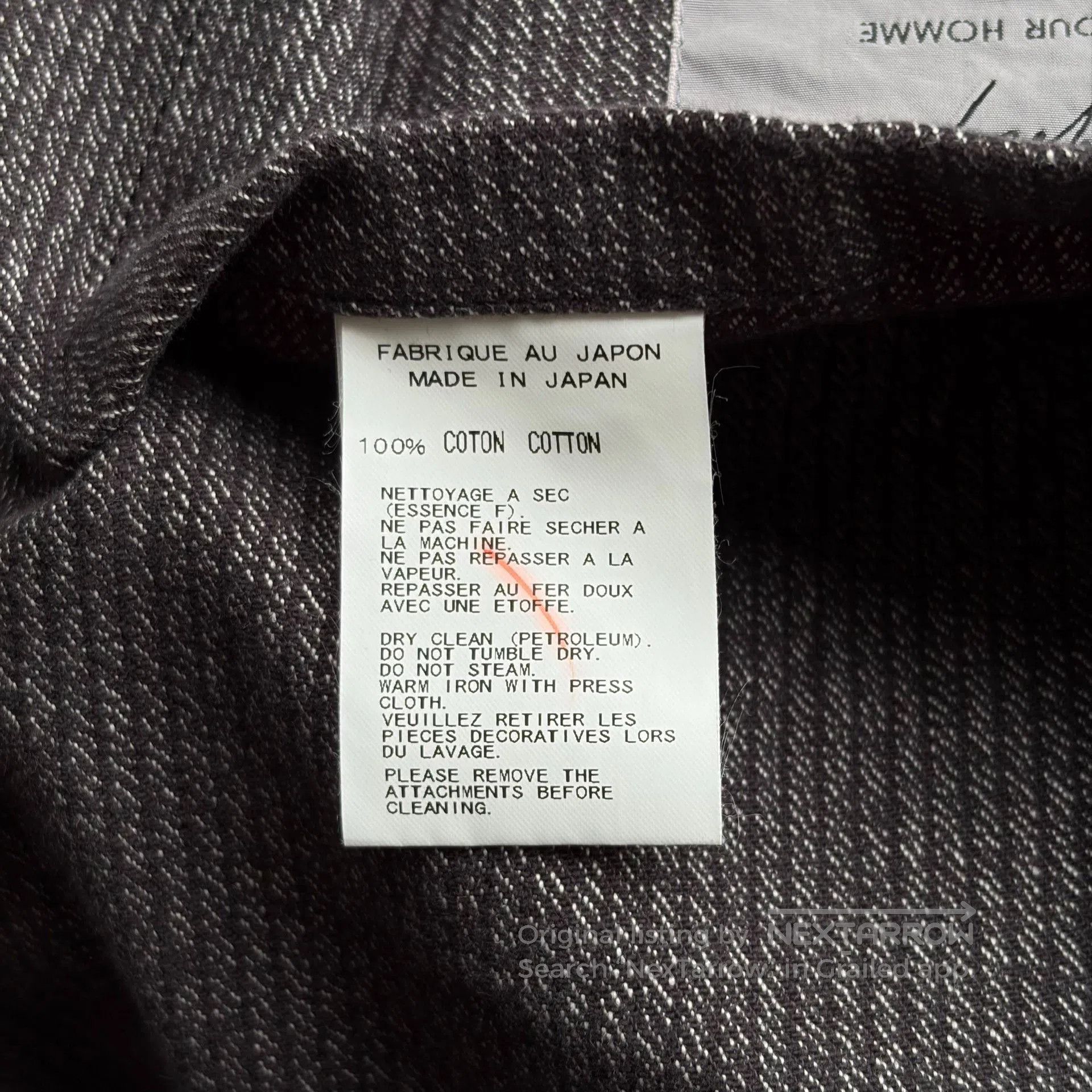 Yohji Yamamoto Yohji Yamamoto 10SS Gray Stripe Badge Suit. Size US L / EU 52-54 / 3 - 8 Thumbnail
