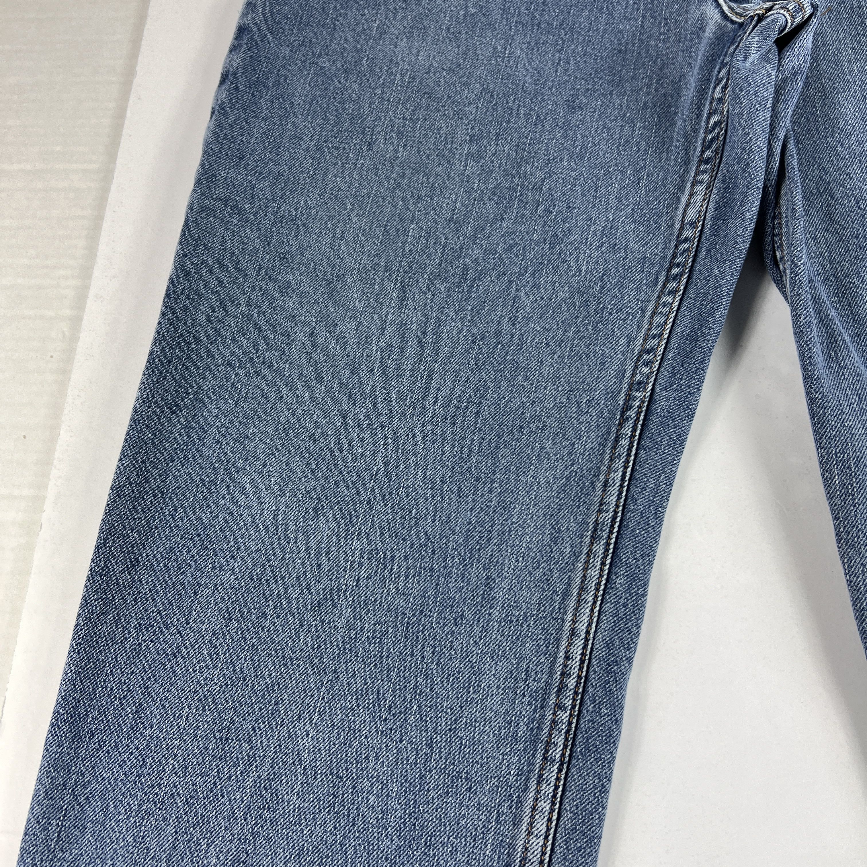 Levi's Y2K Levi's Jean 550 Relaxed Straight Blue Faded Cotton Denim Size US 34 / EU 50 - 4 Thumbnail