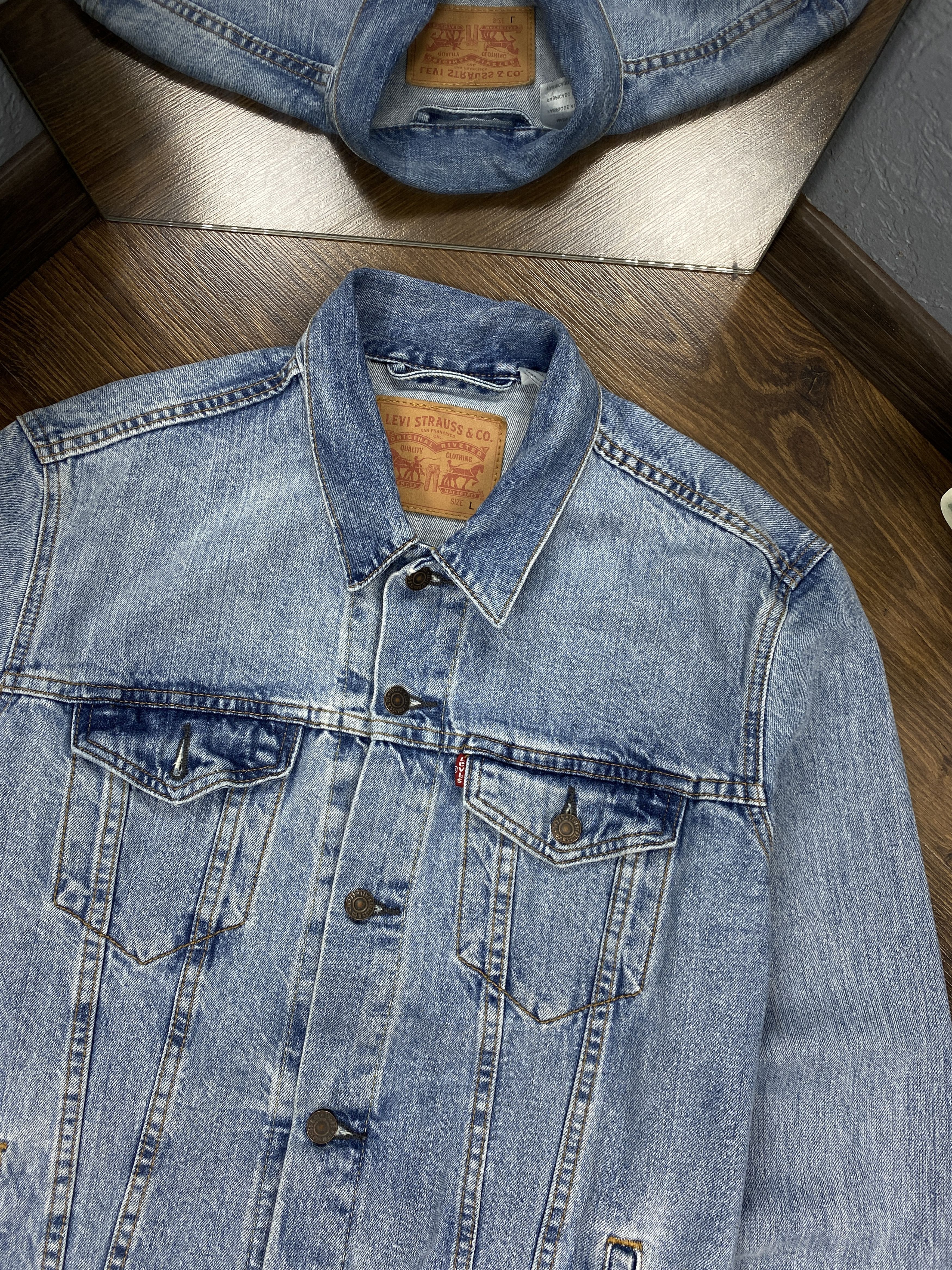 Levi's Levi's Vintage Mens Denim Jacket Size US L / EU 52-54 / 3 - 2 Thumbnail