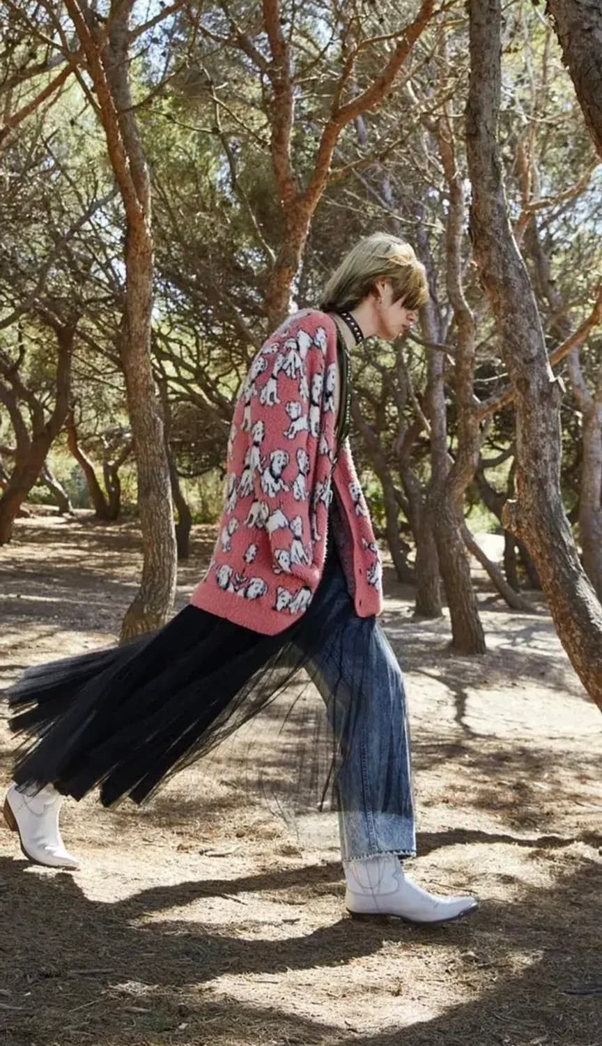 Celine Celine 22SS artist jacquard pattern cardigan sz M Size US M / EU 48-50 / 2 - 1 Thumbnail