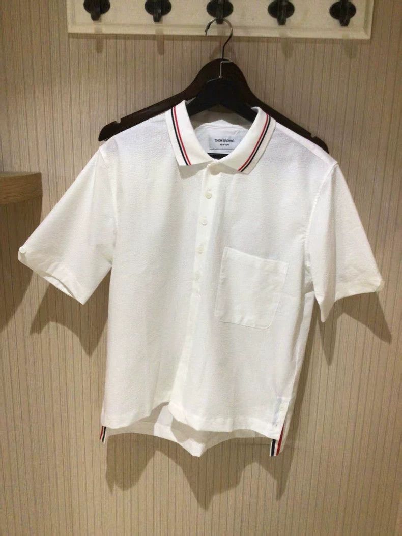 Thom Browne Thom Browne size2 White puffed short-sleeved shirt Size US M / EU 48-50 / 2 - 1 Thumbnail