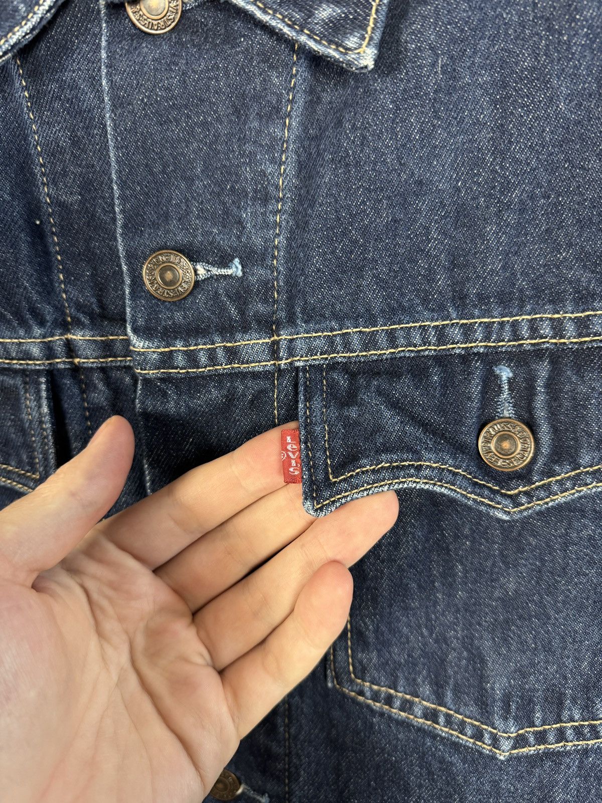 Levi's Men’s Levi’s Vintage Denim Jacket Jean Trucker 90s Size M Size US M / EU 48-50 / 2 - 6 Thumbnail