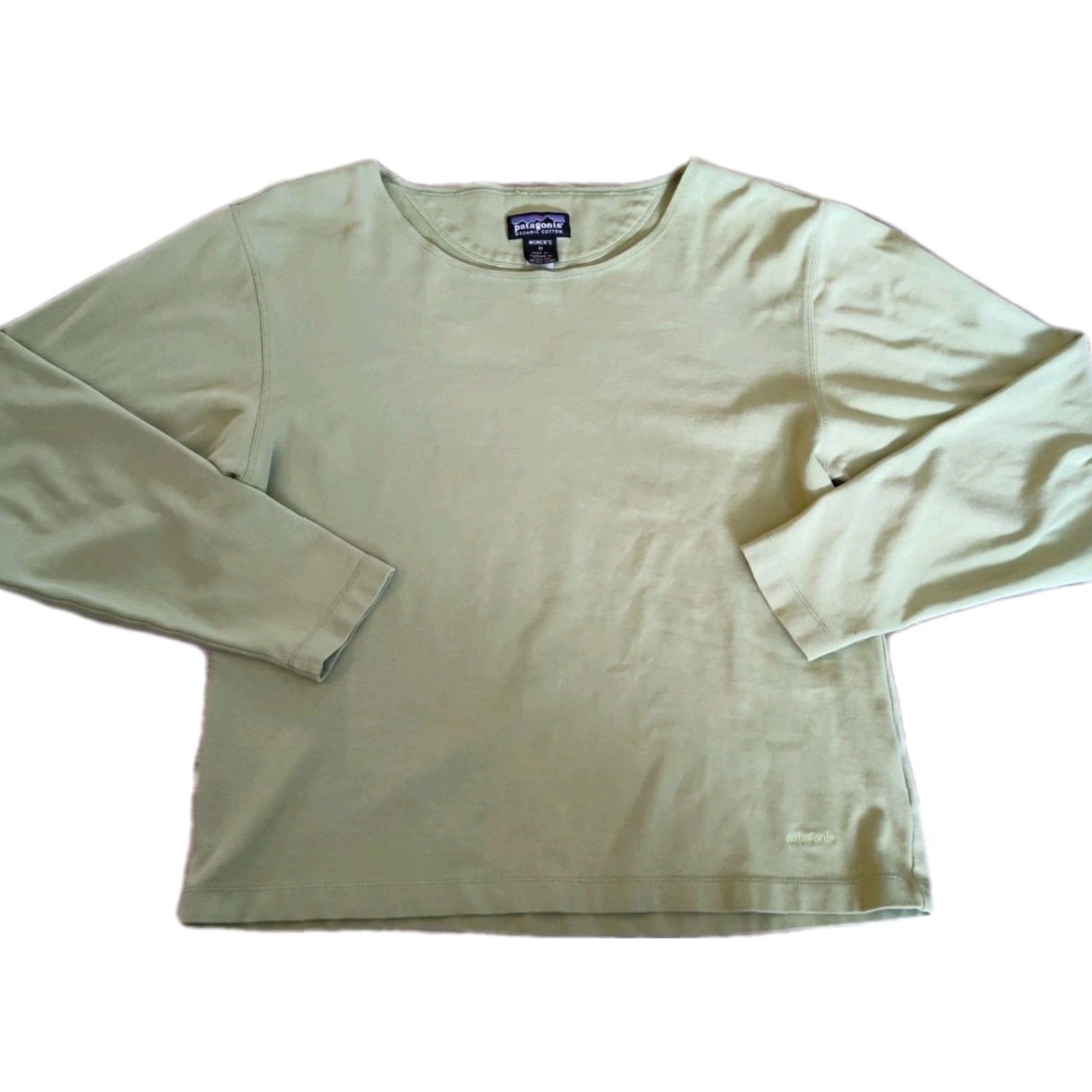 Patagonia VINTAGE Patagonia Women's Long Sleeve Base Layer Shirt Green M Stretch Size M / US 6-8 / IT 42-44 - 2 Thumbnail