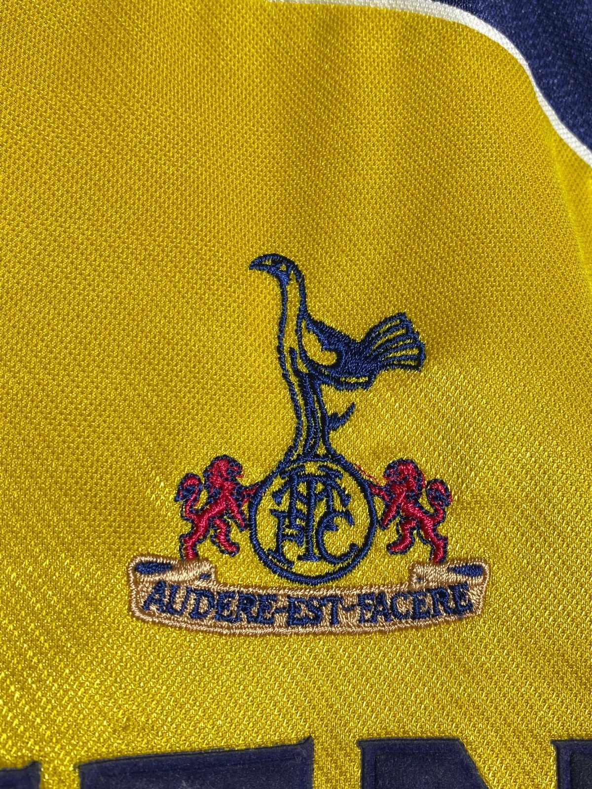 Adidas × Vintage Vintage Tottenham Hotspur 1999/00 Away Football Shirt Size US XXL / EU 58 / 5 - 6 Thumbnail