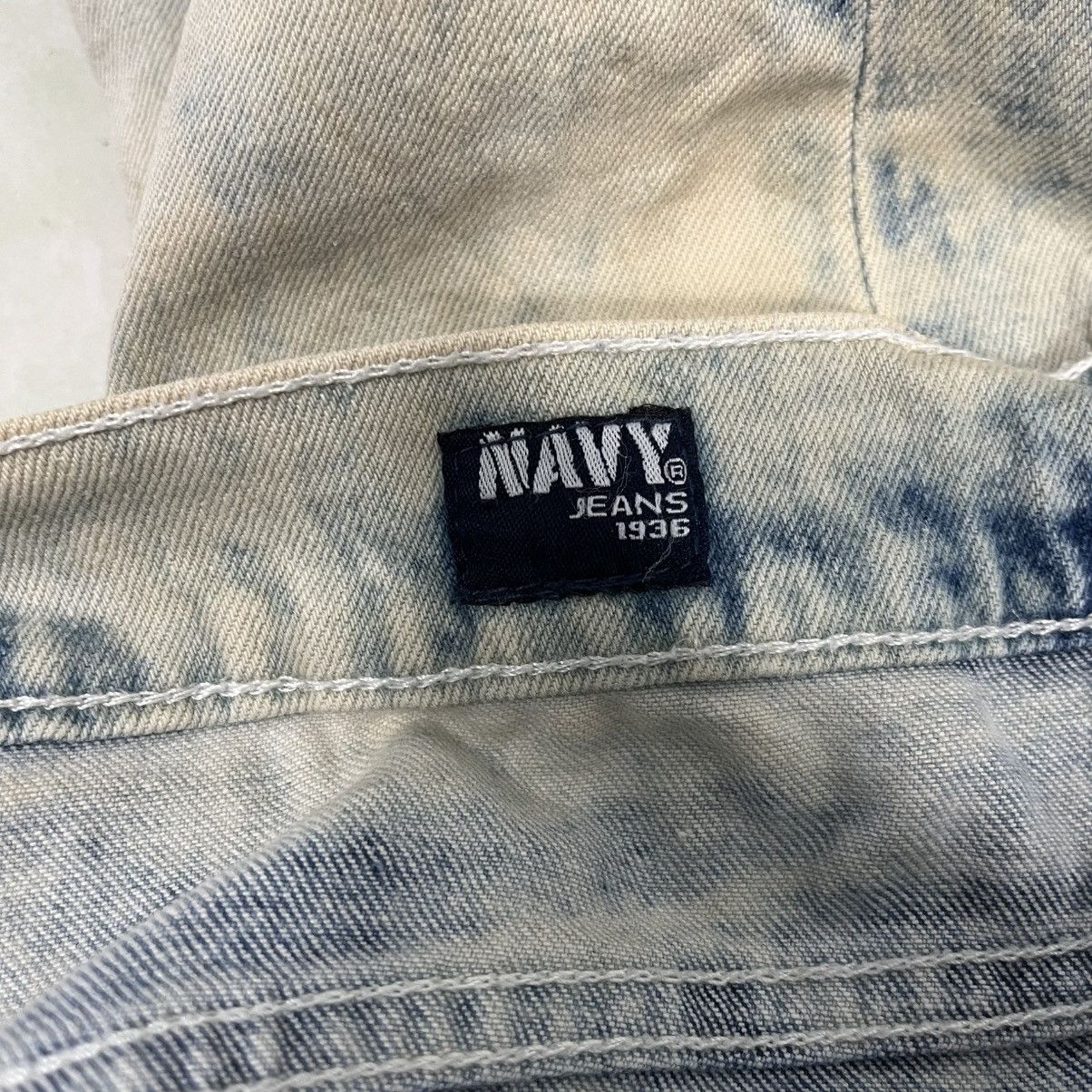 Japanese Brand Vintage Navy Jeans 1936 Acid Wash Denim Size US 34 / EU 50 - 14 Thumbnail