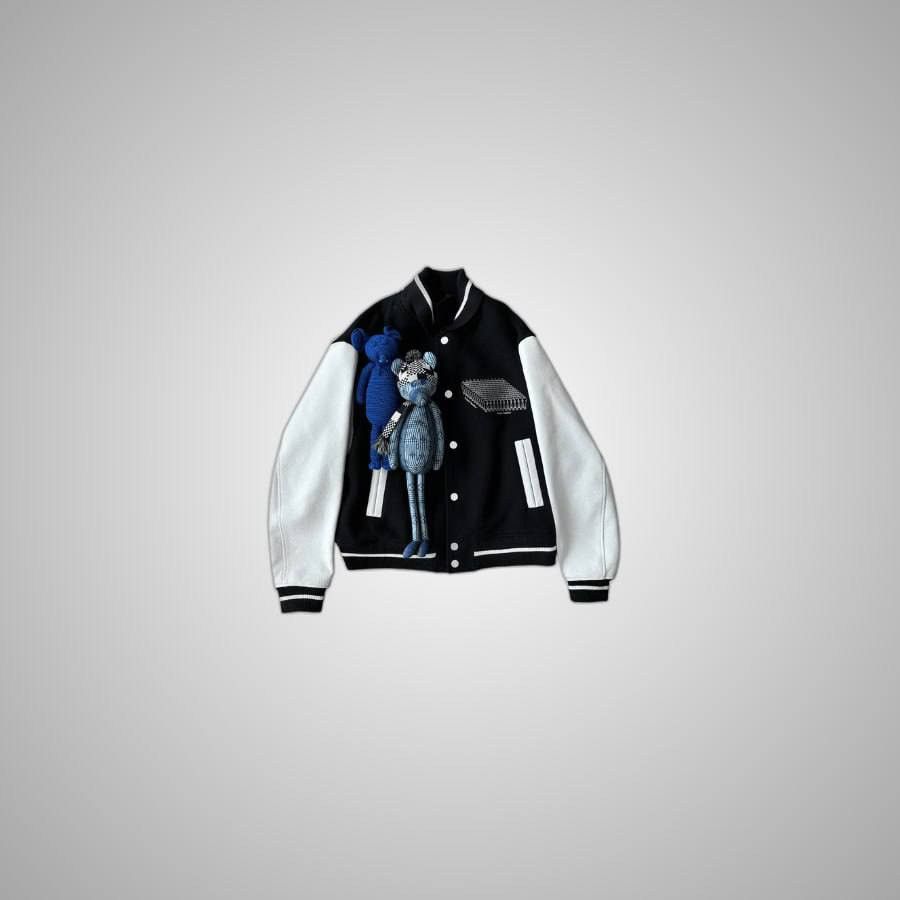 Louis Vuitton LOUIS VUITTON BLACK & WHITE PUPPET VARSITY Size US XL / EU 56 / 4 - 1 Thumbnail