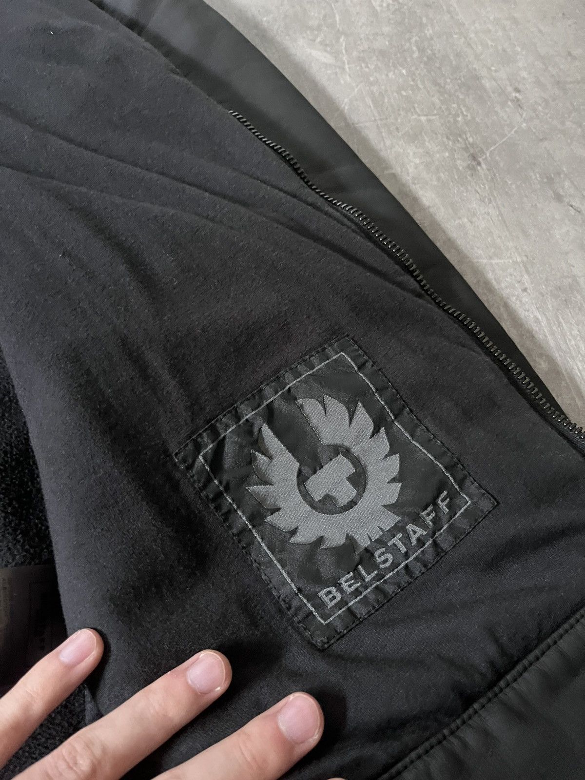 Belstaff Belstaff H Racer zip black jacket cotton polyurethane Size US XXL / EU 58 / 5 - 14 Thumbnail