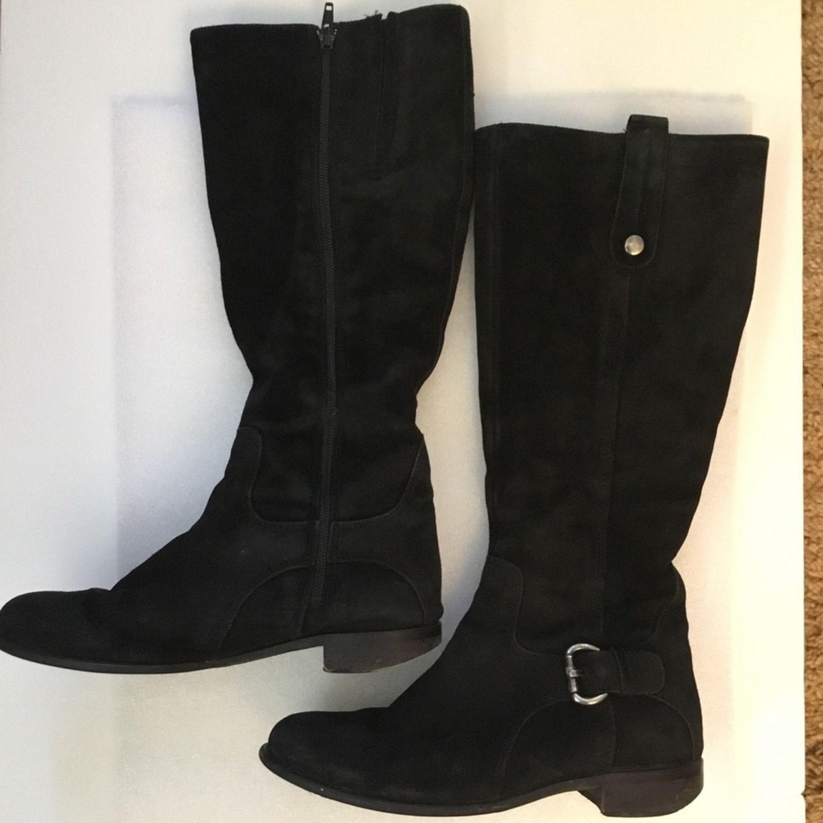 Other C la Canadienne Black Suede Boots Size US 6.5 / IT 36.5 - 3 Thumbnail