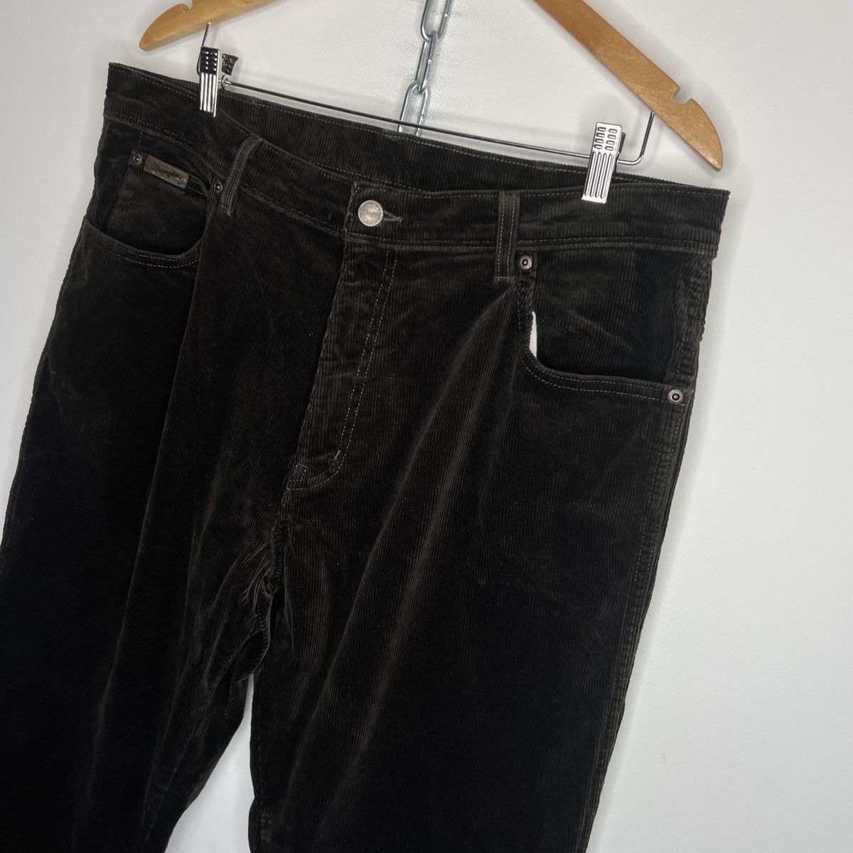 Vintage × Wrangler vintage wrangler corduroy pants denim trousers Size US 38 / EU 54 - 6 Thumbnail