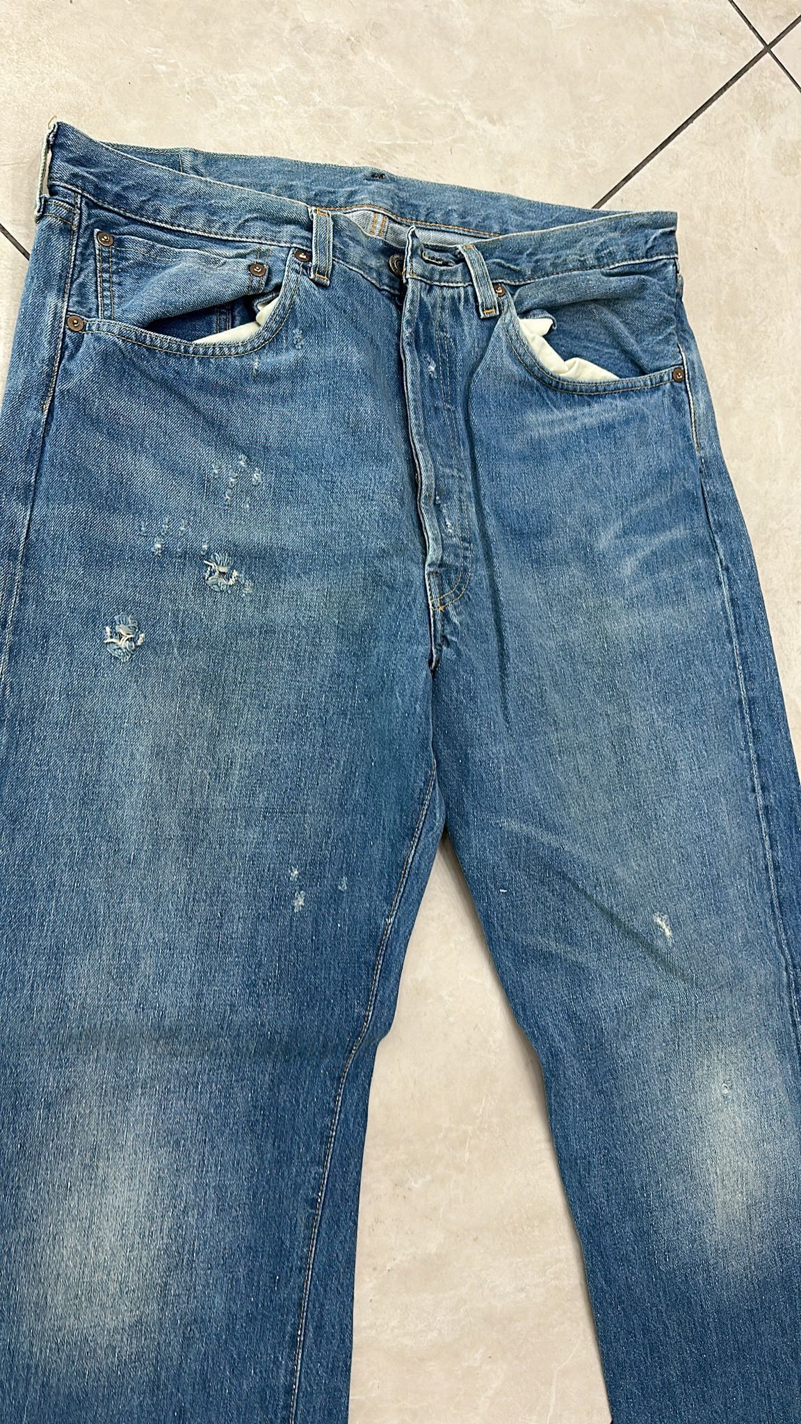 Levi's Vintage Clothing LVC Levi's Vintage Clothing 1955 501XX BigE Selvedge Jeans Size US 34 / EU 50 - 3 Thumbnail