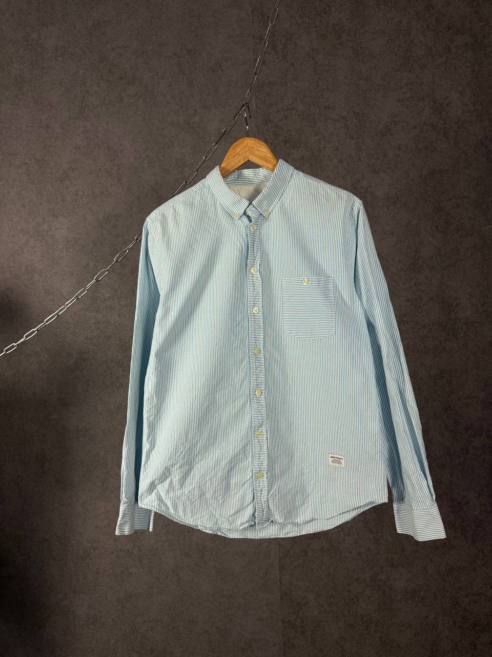 Norse Projects designer pocket striped shirt