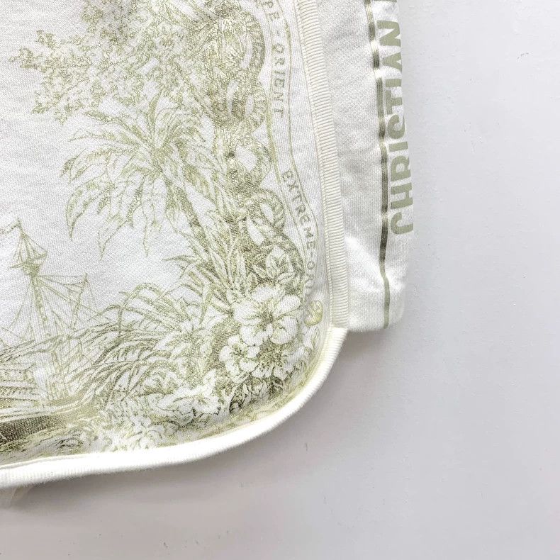 Dior Dior White jungle animal print cotton drawstring casual sho Size 24" / US 00 / IT 34 - 4 Thumbnail