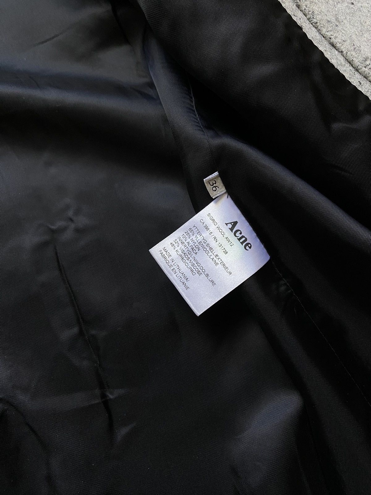 Acne Studios Acne Studios Sigrid Wool AW12 Laine Oversize Coat Jacket Size S / US 4 / IT 40 - 16 Thumbnail