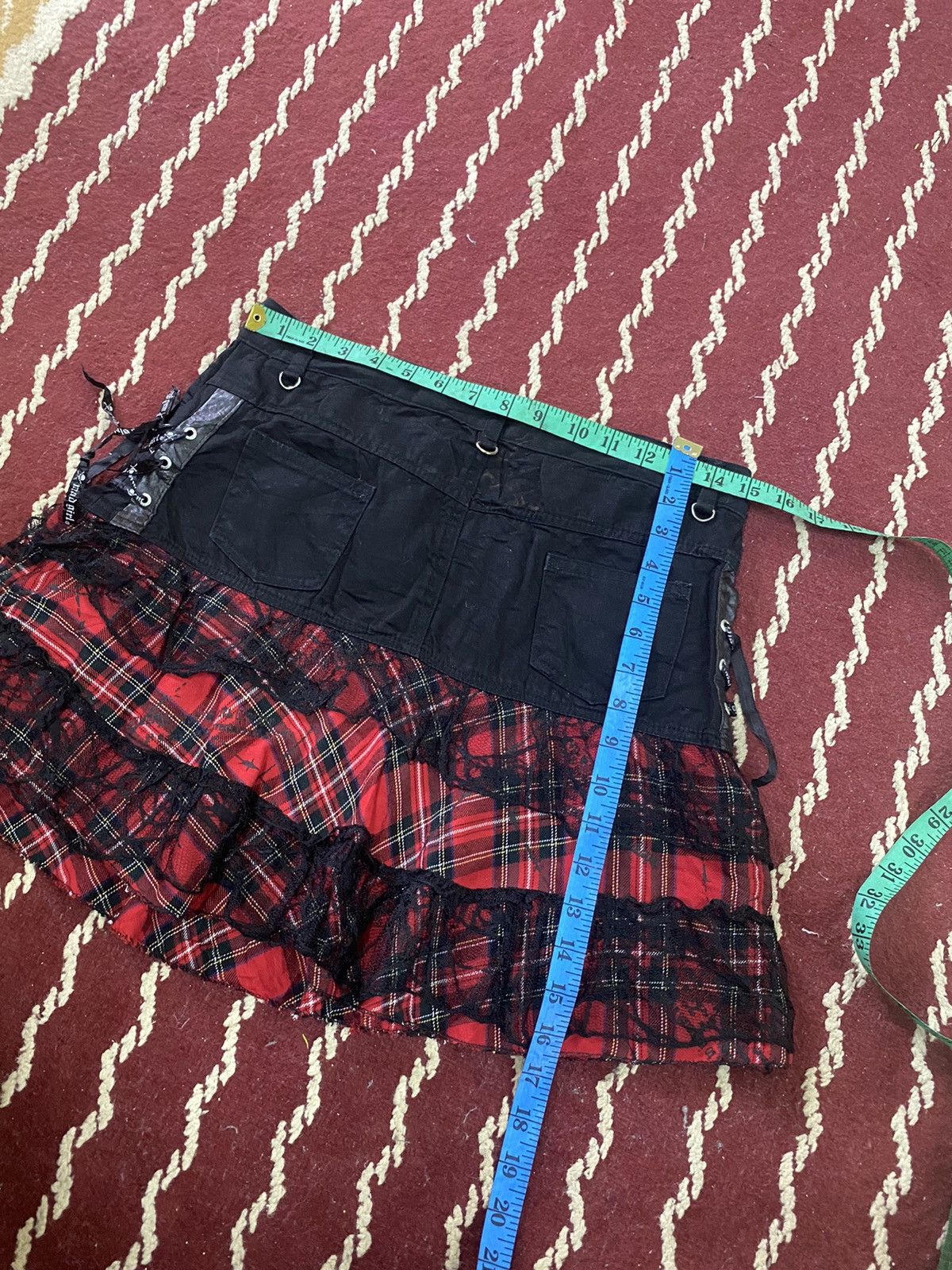 Designer × If Six Was Nine × Seditionaries MAD PUNK FUCK YOU BONDAGE SKIRT Size 30" / US 8 / IT 44 - 10 Thumbnail