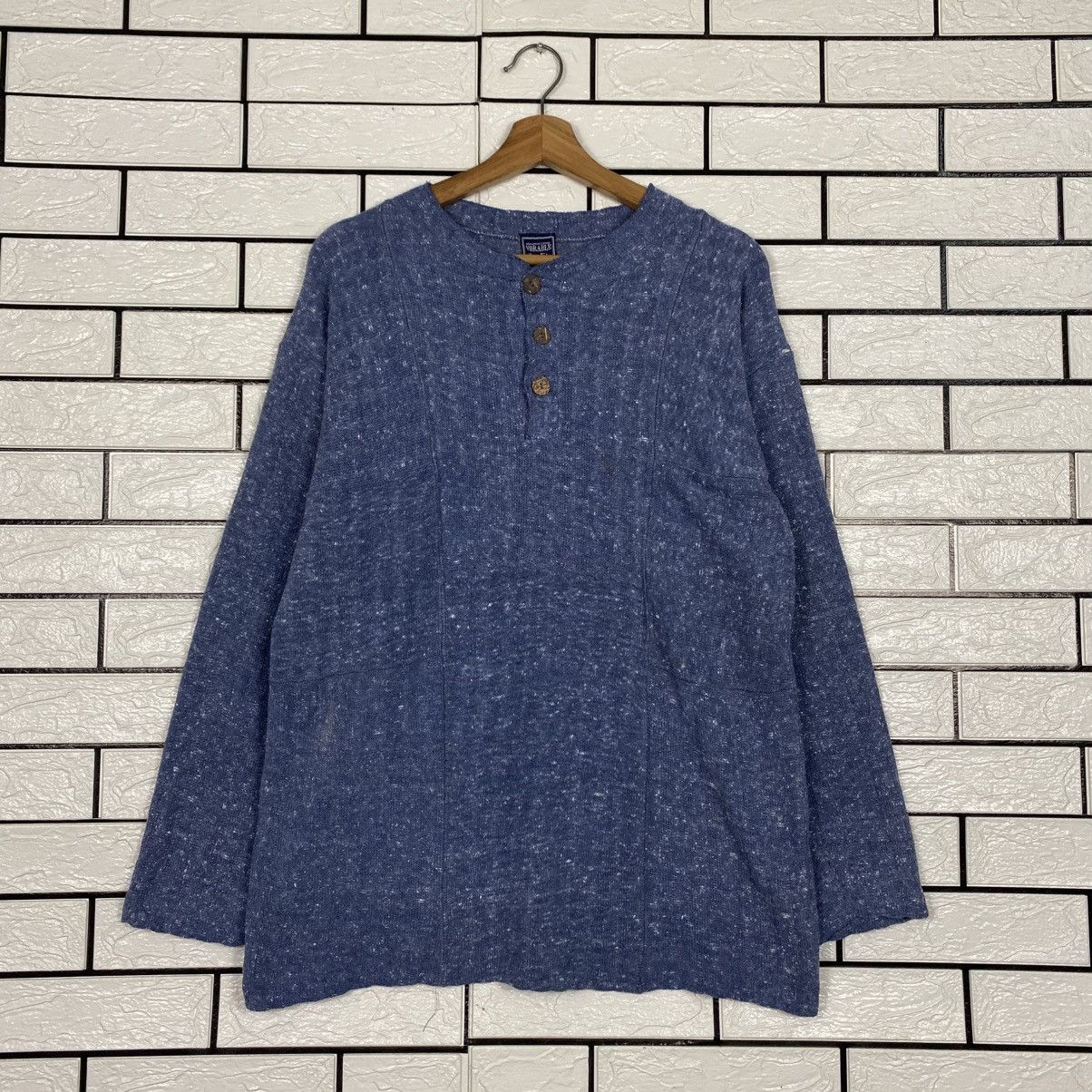 Issey Miyake 📌Vintage Button Sweatshirt Vorable Size US M / EU 48-50 / 2 - 2 Thumbnail
