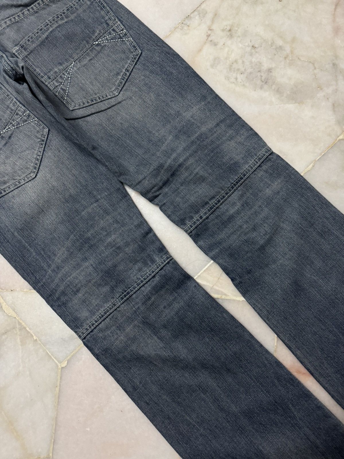 Seditionaries 💥DOUBLE WAIST💥VINTAGE SOUTHERN PUNK JEANS WHISKER RARE DENIM Size US 30 / EU 46 - 16 Thumbnail