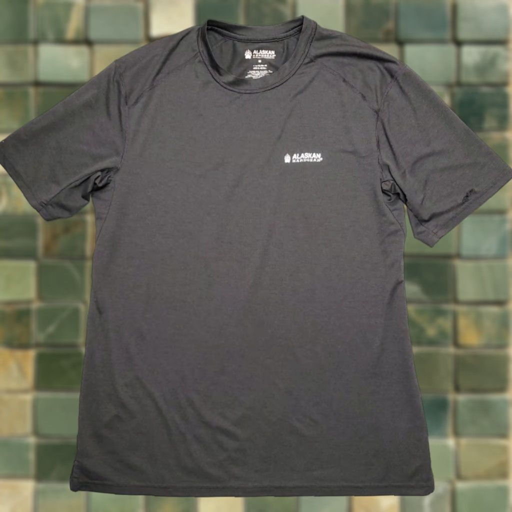 Vintage Alaskan Hardgear Shirt Mens M Black Lightweight Performance Stretch Outdoor TEE Size US M / EU 48-50 / 2 - 1 Thumbnail