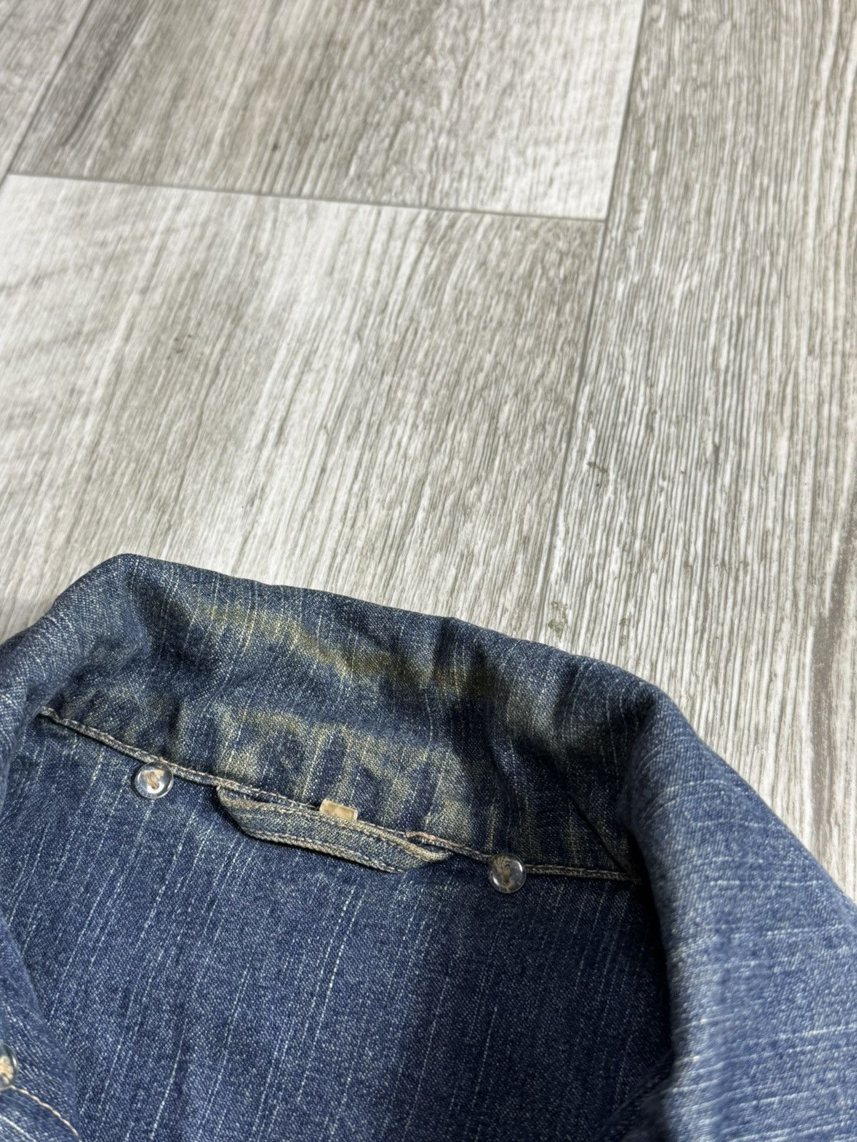 Japanese Brand Custom Denim Jacket with Patches Unique Piece Y2K streetwear Size S / US 4 / IT 40 - 8 Thumbnail