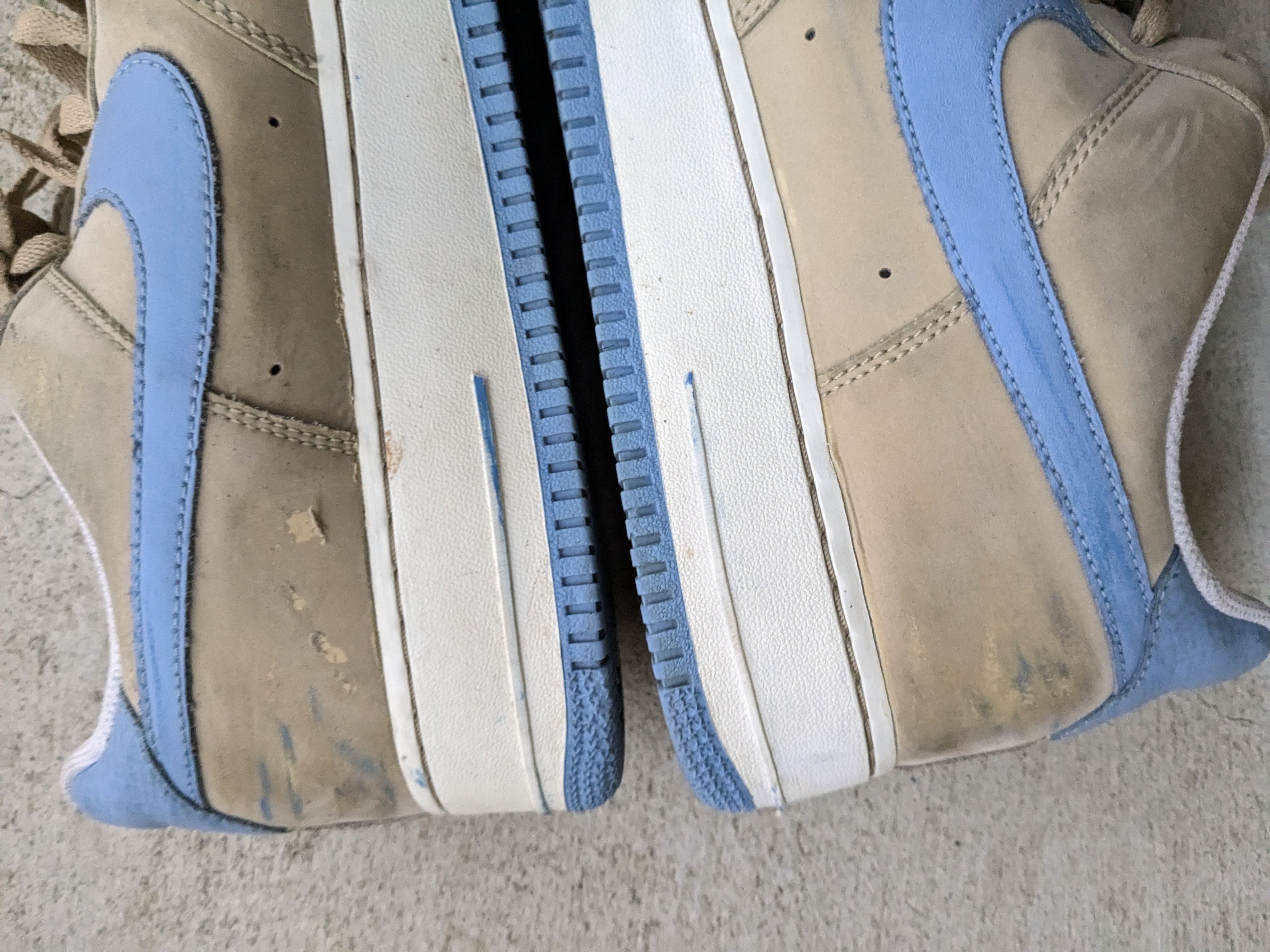 Nike Nike Air Force 1 Low '07 Linen University Blue 315122-241 Size US 12 / EU 45 - 12 Thumbnail