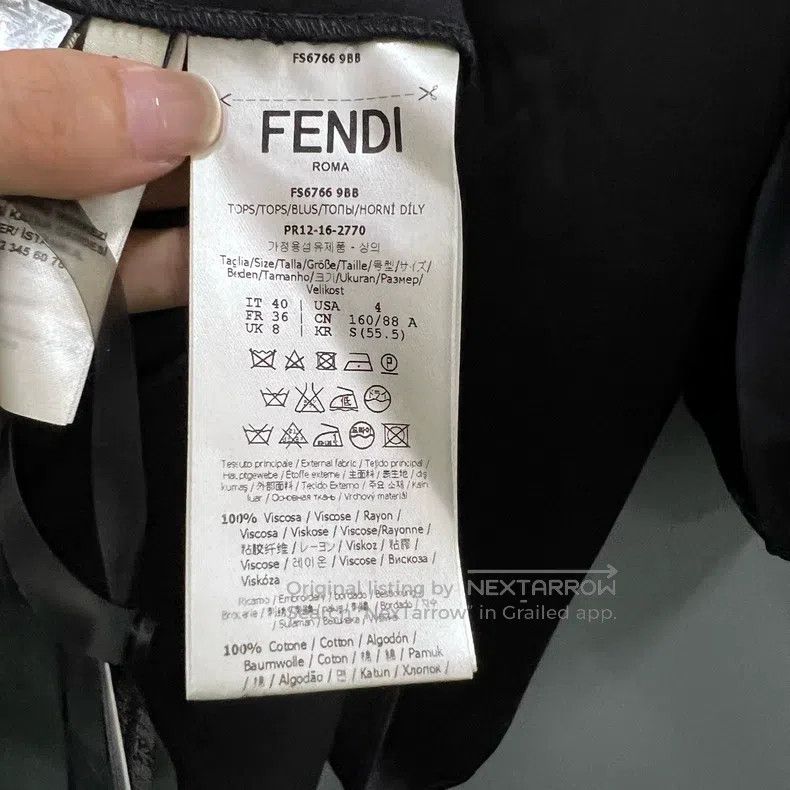 Fendi Fendi Heavy Embroidery Long Sleeve Size XS / US 0-2 / IT 36-38 - 3 Thumbnail