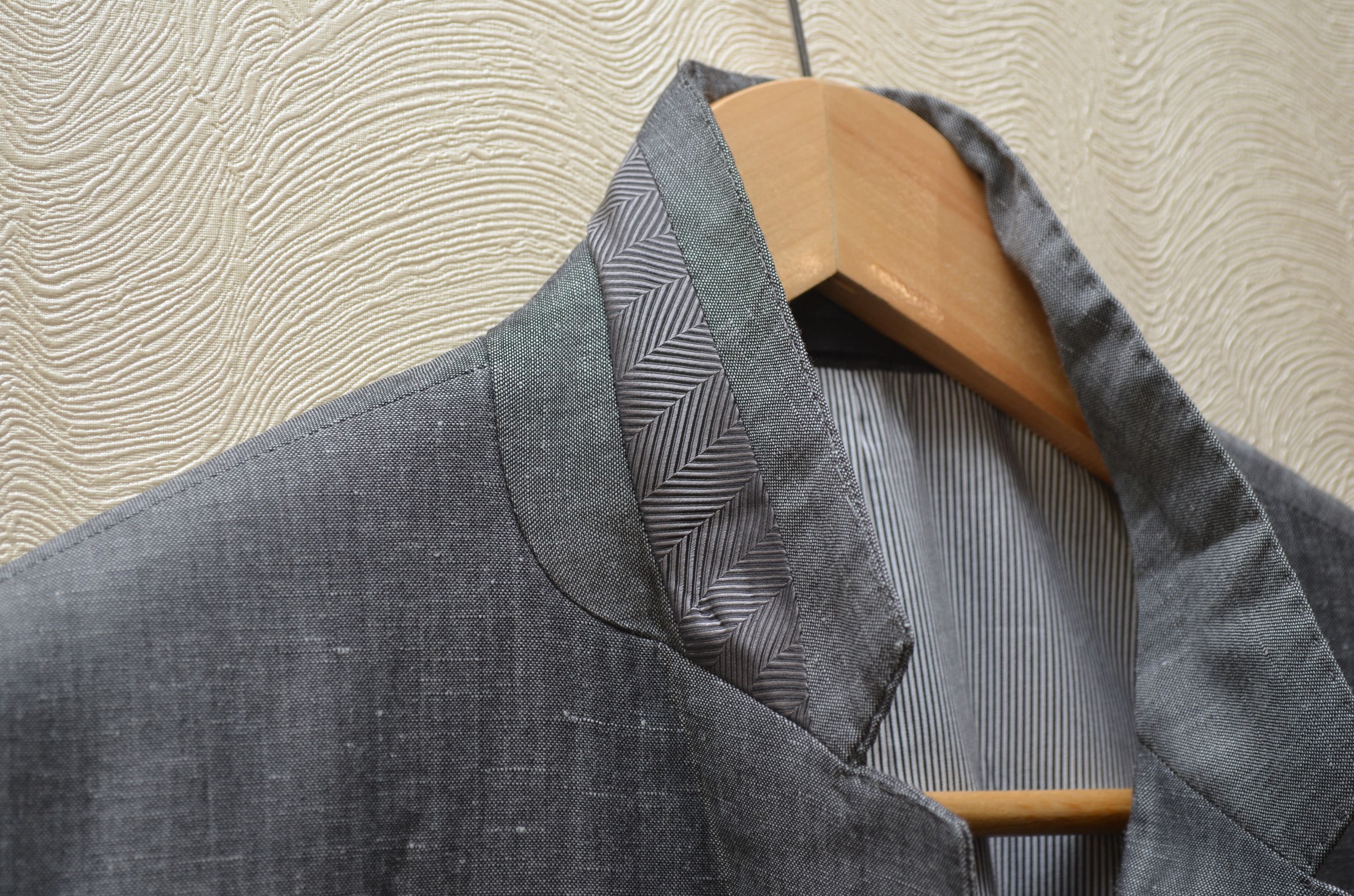 Hugo Boss HUGO BOSS Colombo Wool/Linen Grey Blazer Size EU52 US42 Size 42R - 5 Thumbnail