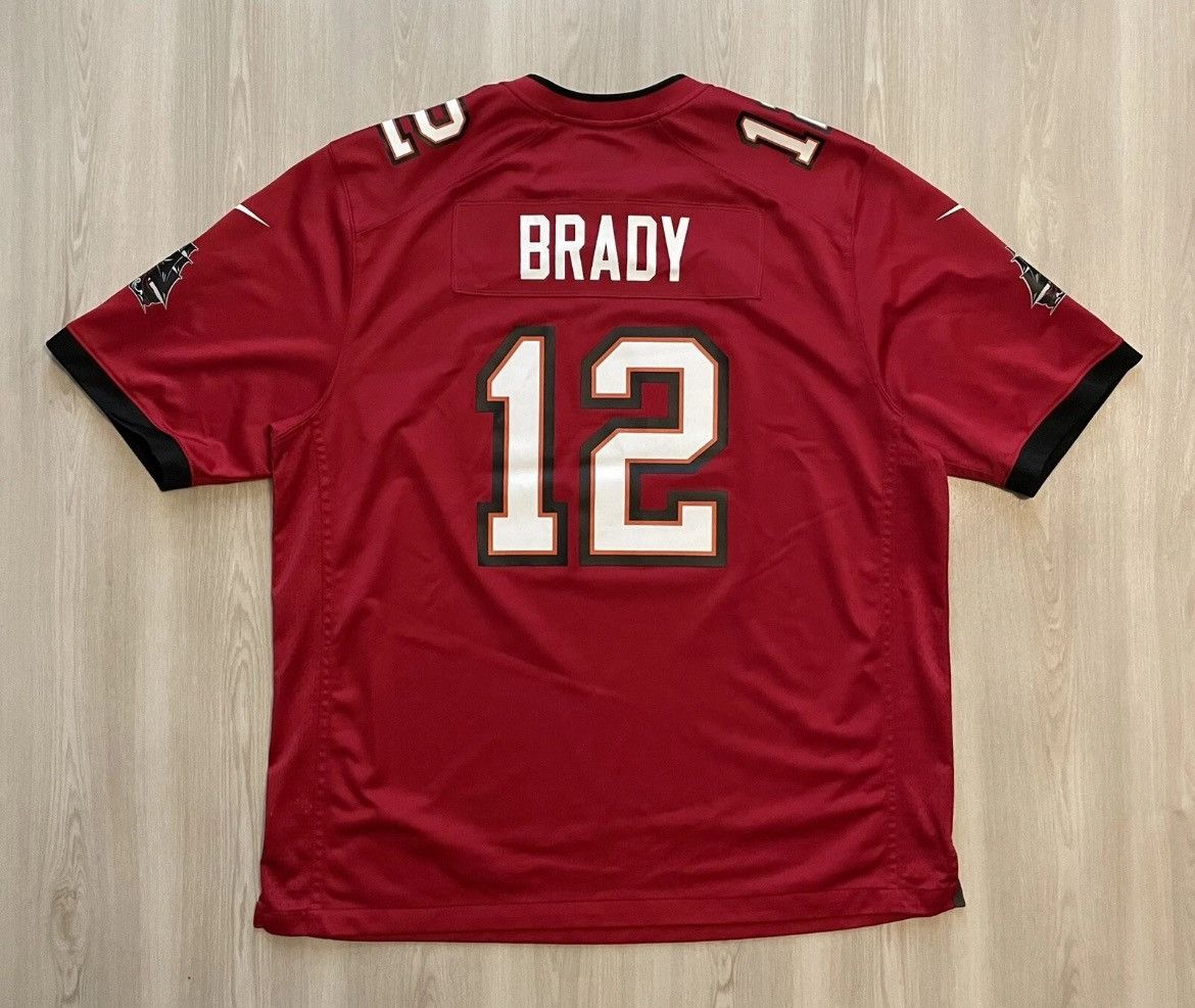 Nike Nike NFL Tampa Bay Buccaneers Tom Brady Jersey Mens 2XL Size US XXL / EU 58 / 5 - 1 Thumbnail