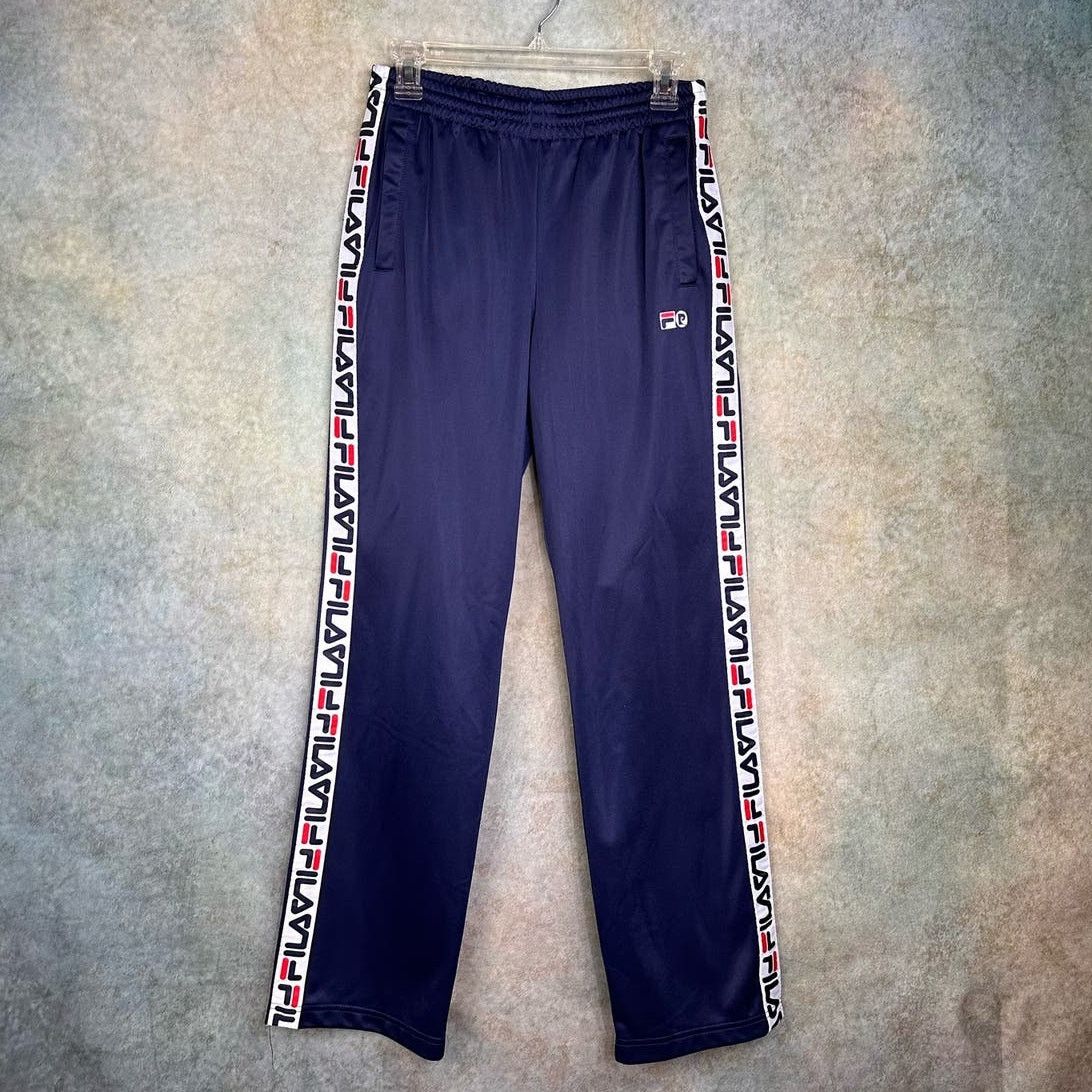 Fila × Pierre Cardin × Urban Outfitters Fila Pierre Cardin Track Pants Womens Sz S Navy Blue Urban Size 28" / US 6 / IT 42 - 1 Thumbnail